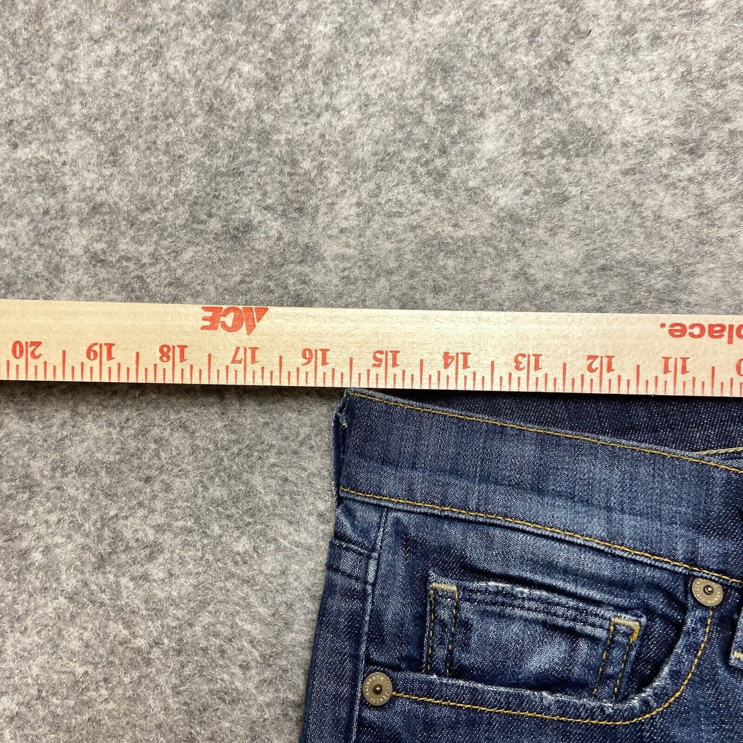 Citizens of Humanity Distressed Bootcut Jeans Women's Size 28 Dark Blue Faded