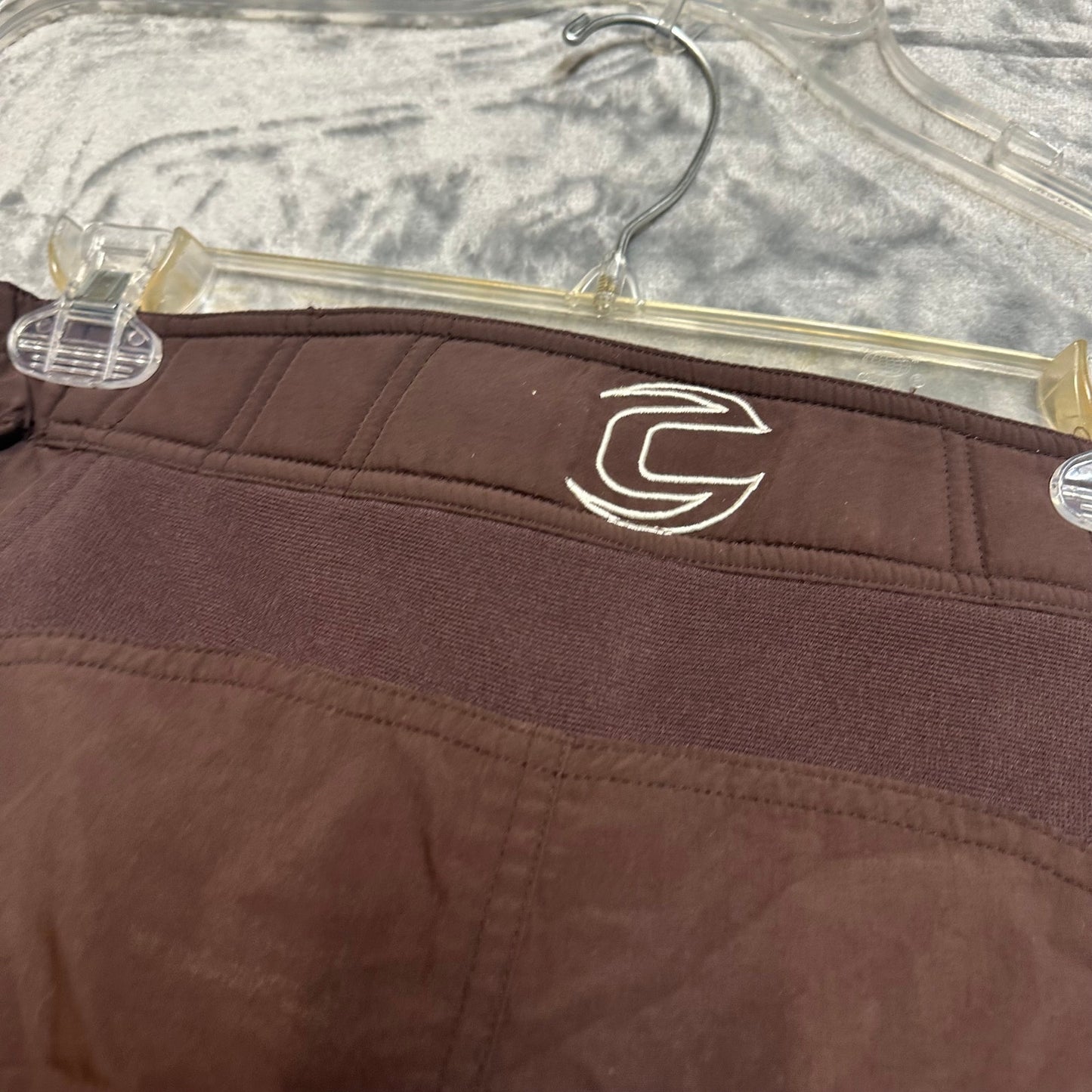 Cannondale Lined Padded Biker Shorts Men's Size M Brown Biking Shorts