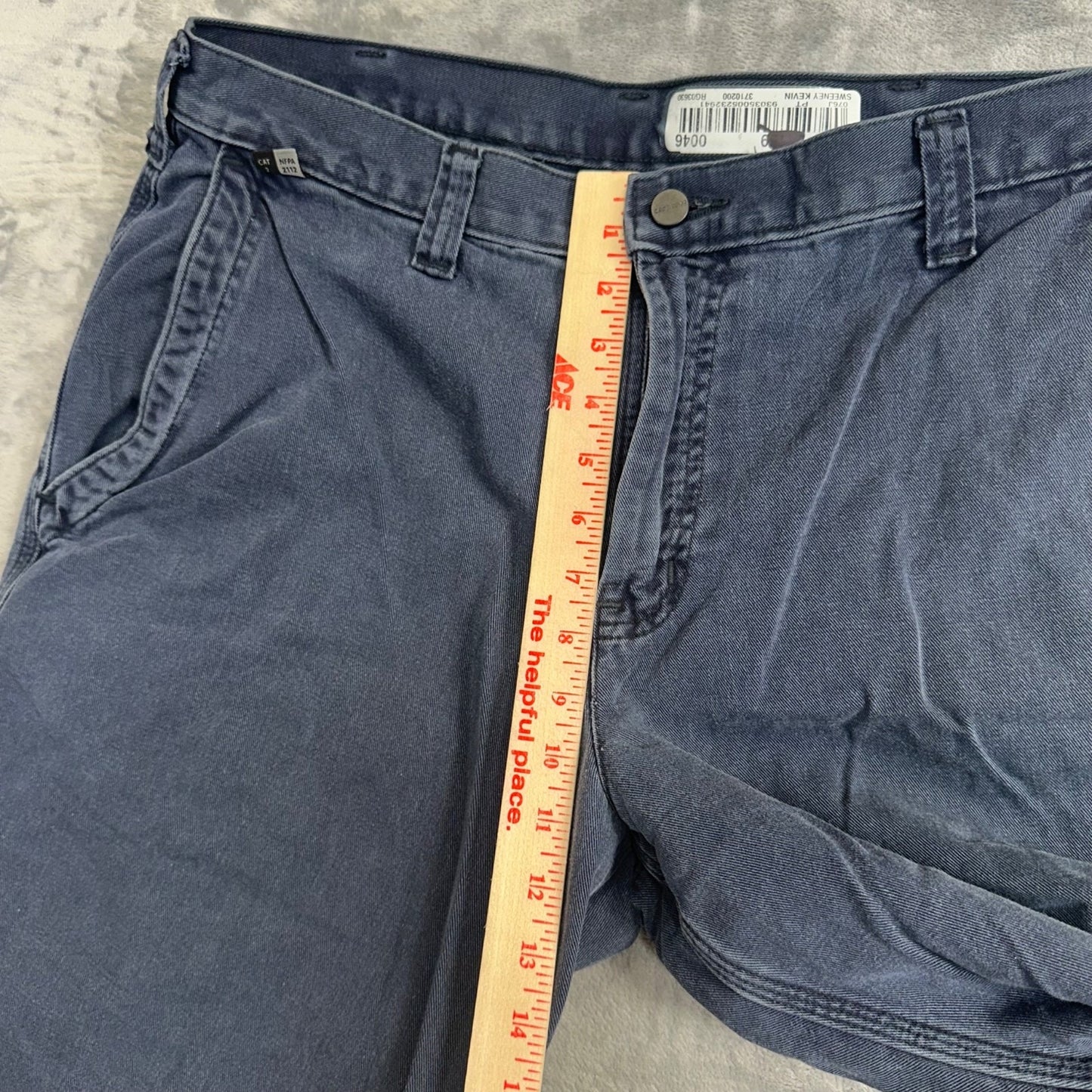 Carhartt FR Men's Straight Pants 36x30 Dark Blue Work Pants Flame Resistant
