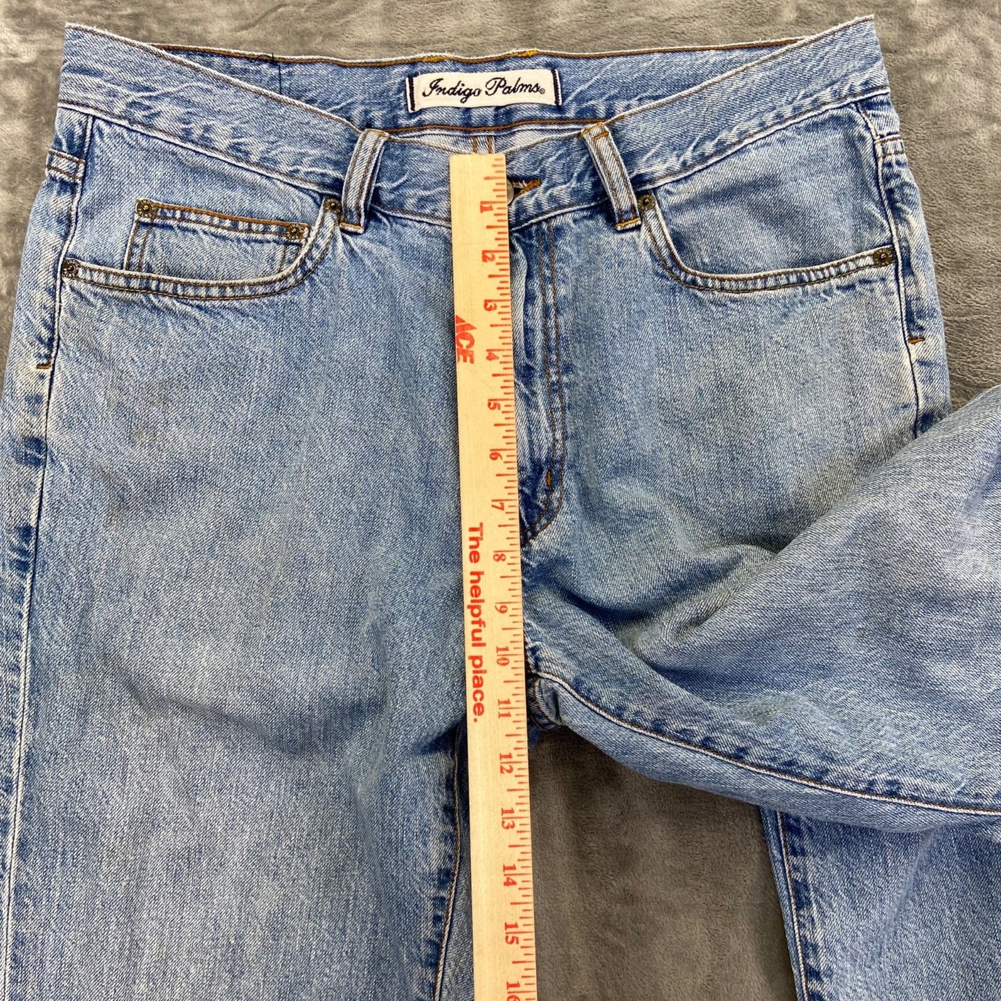 Indigo Palms Men's Classic Fit Straight Jeans 34x34 Blue Light Wash Tommy Bahama