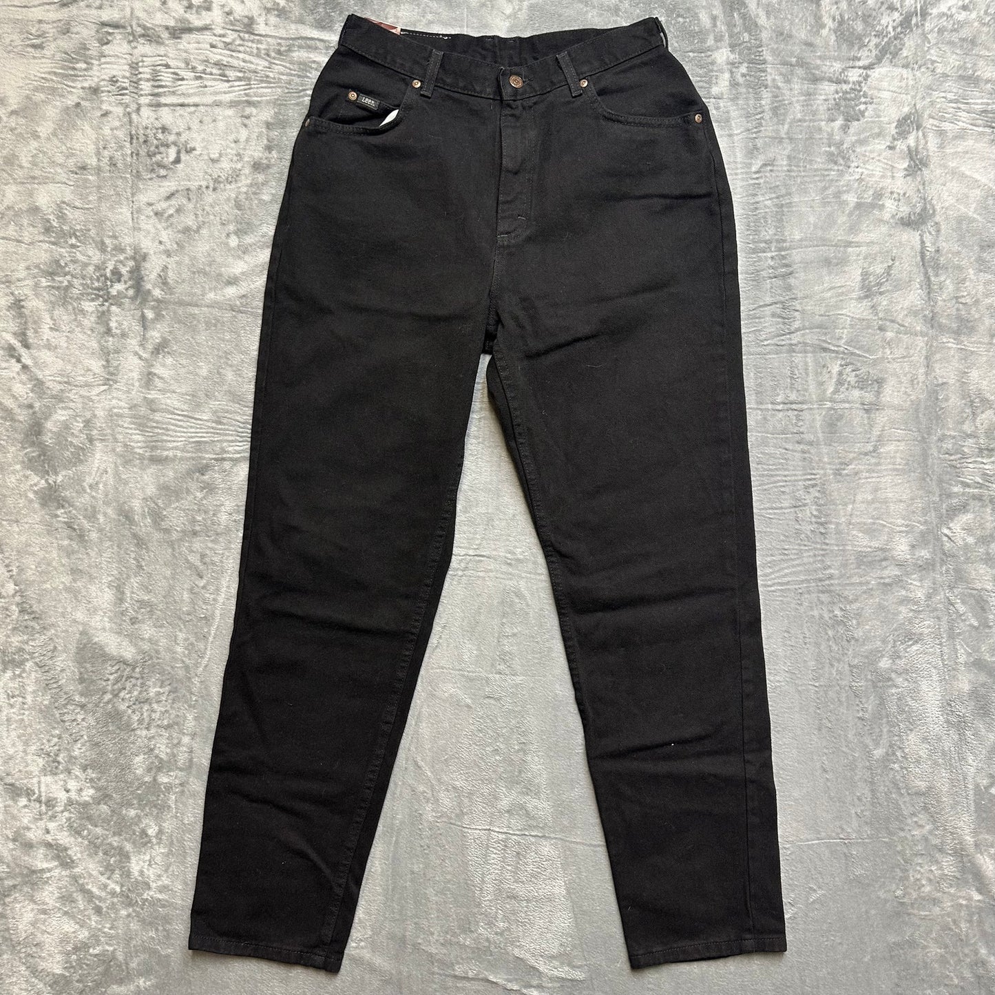 New Lee Tapered Jeans Women's Size 12 Black Denim