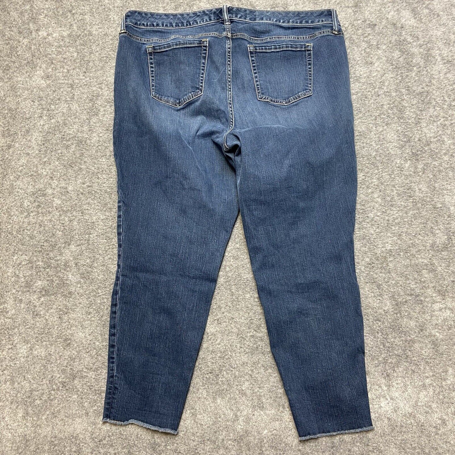 Torrid Denim First At Fit Ankle Jeans Women's Size 20 Blue Denim