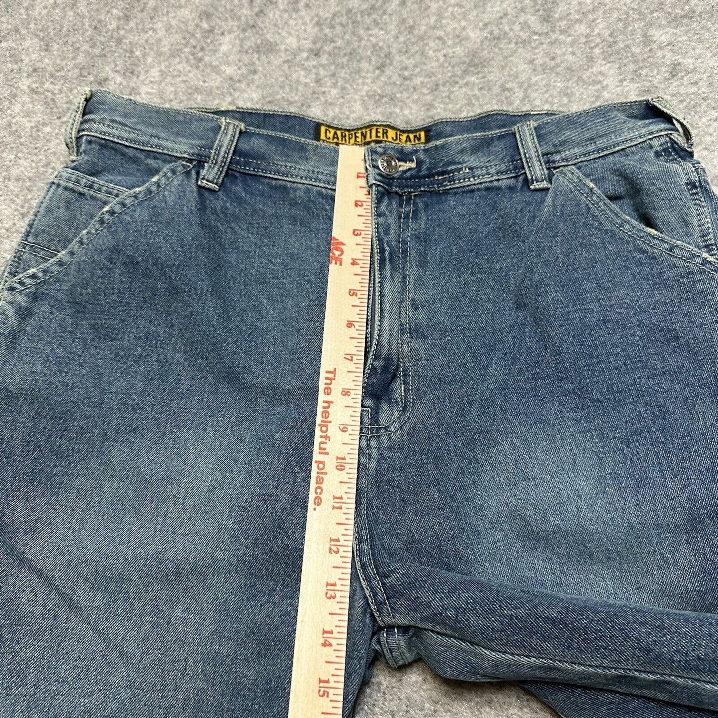 New Steve & Barry's Carpenter Jeans Men's Size 38x34 Blue Denim
