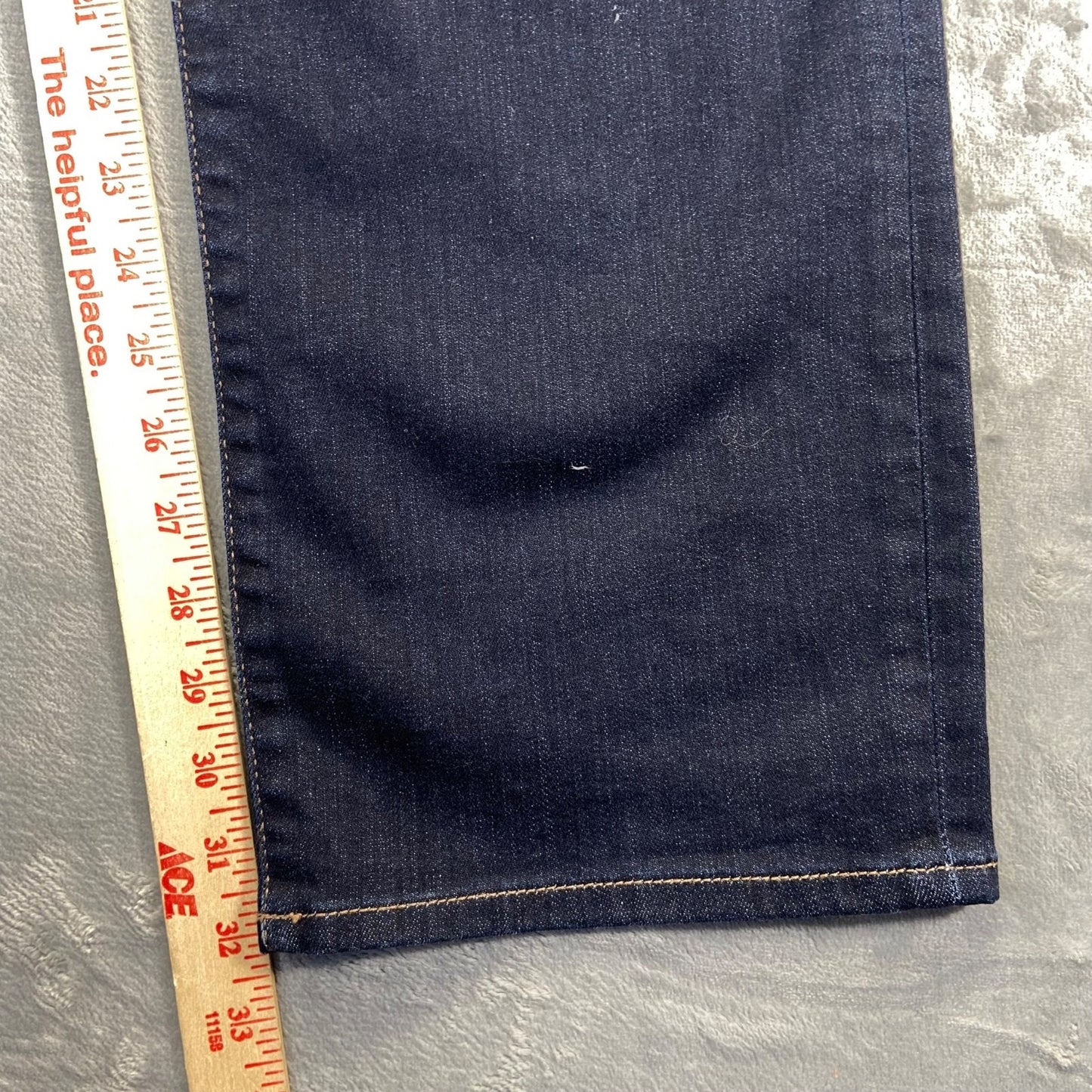 Mavi Men's Straight Jeans Size 36 Blue Dark Wash