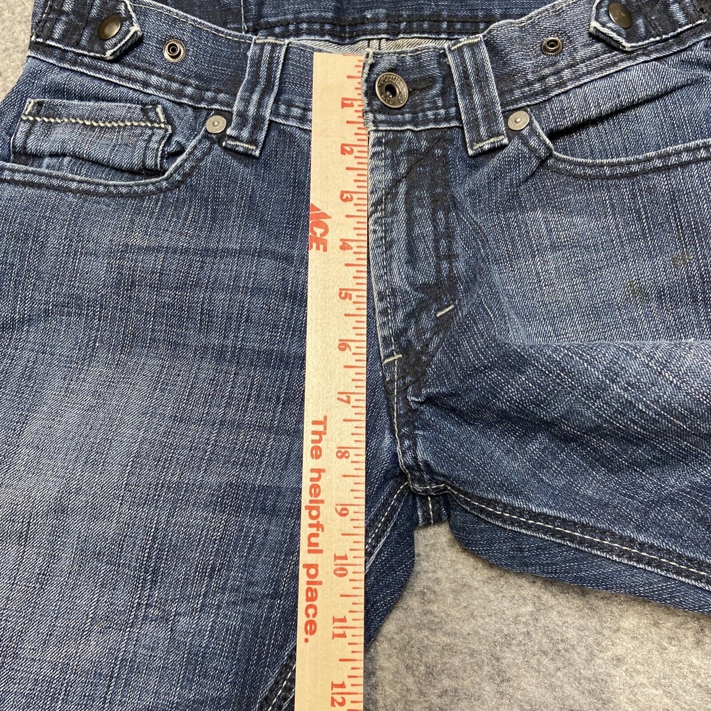 Levi's 514 Slim Straight Jeans Mens Size 29x30 Western Dark Wash Zip Pocket Rare