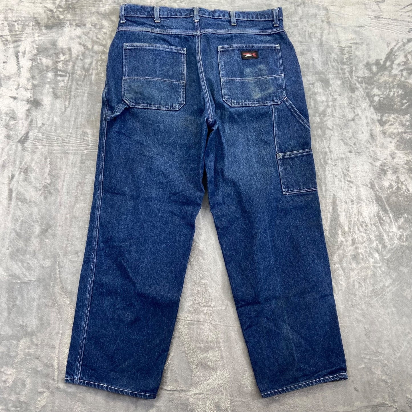 Union Line Men's Carpenter Jeans 36x30 Blue Denim