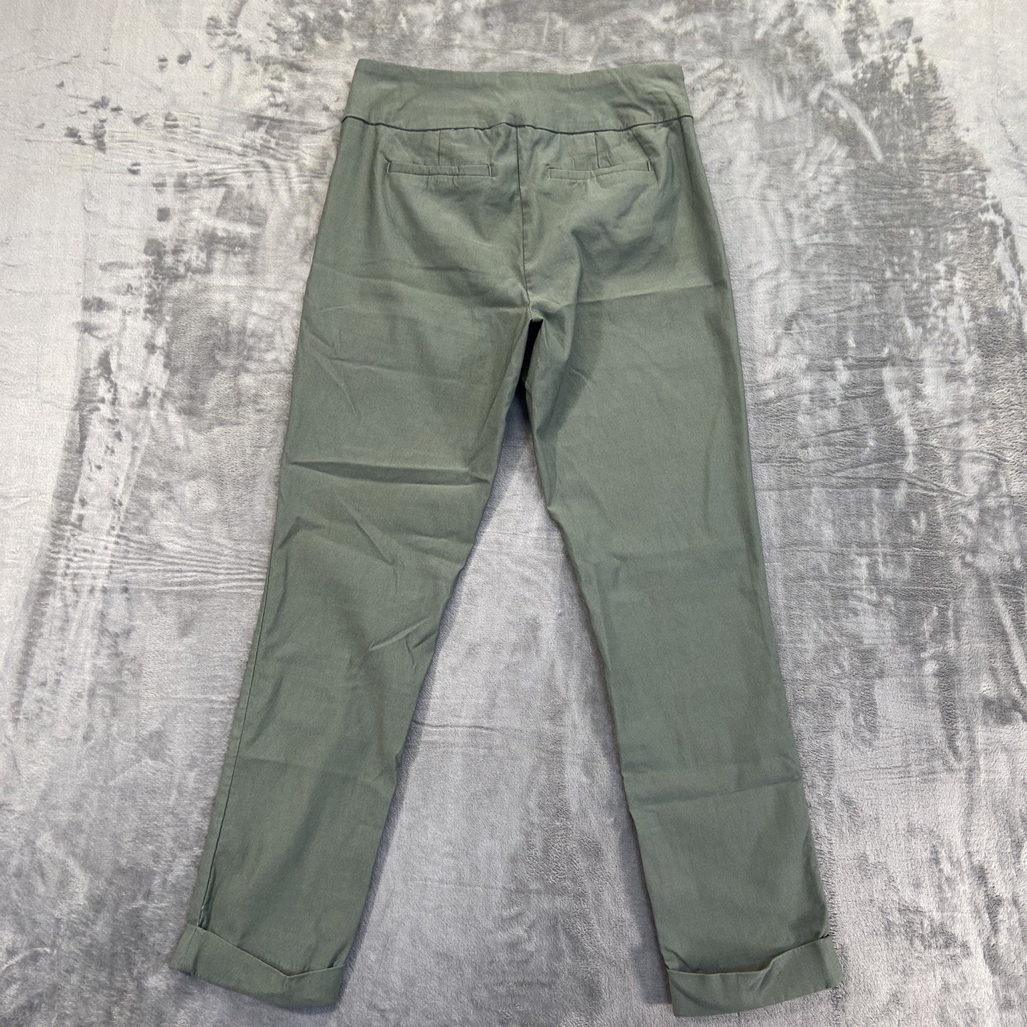 New Tribal Stretch Cuffed Ankle Leggings Women's Size 6 Green