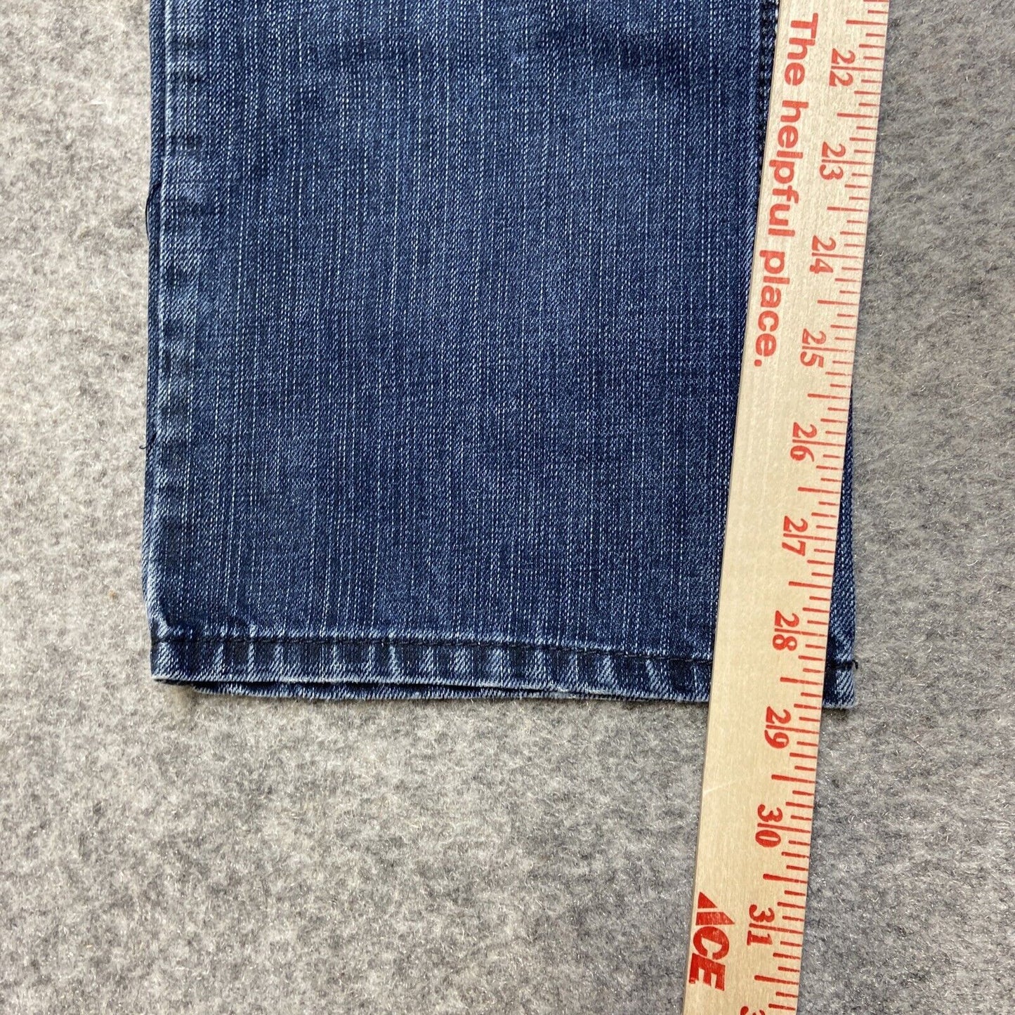 Levi's 514 Slim Straight Jeans Mens Size 29x30 Western Dark Wash Zip Pocket Rare