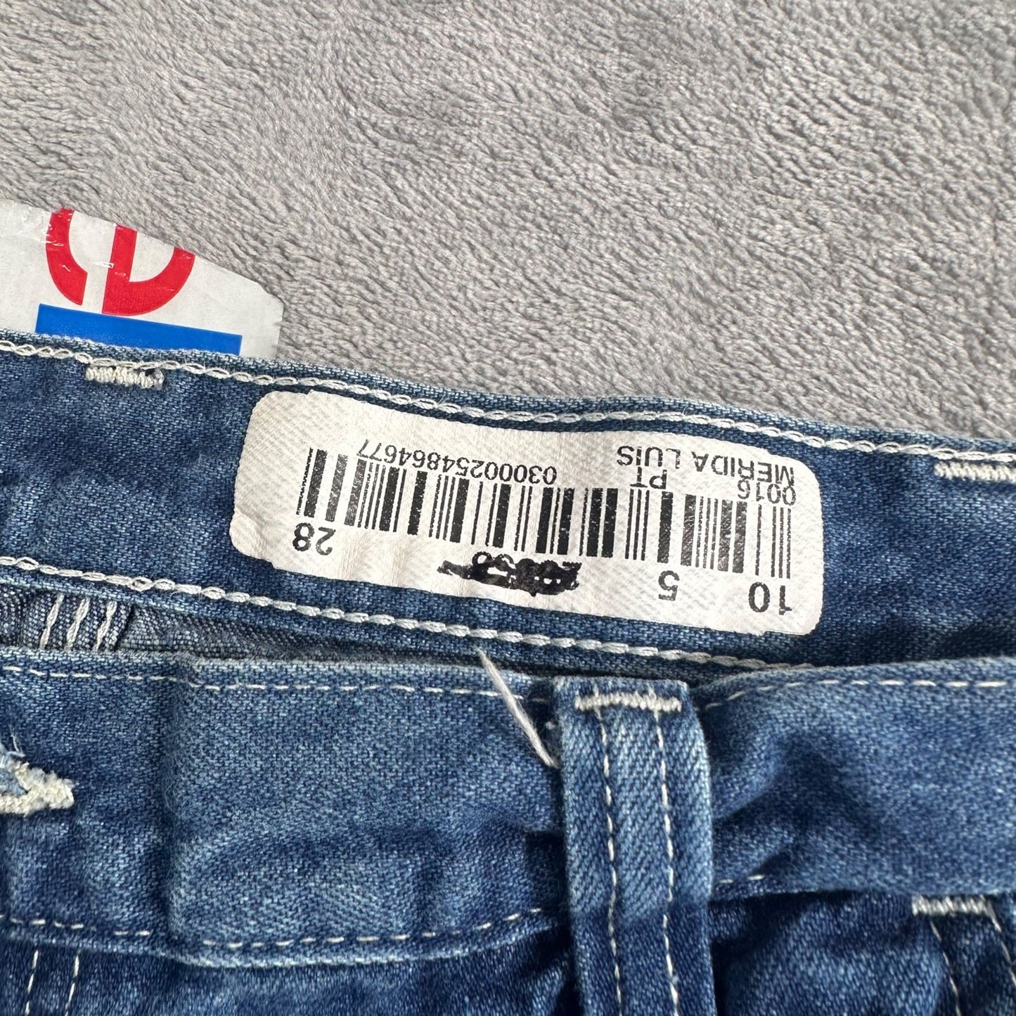 Carhartt Men's Dungaree Fit Straight Jeans 34x30 Blue Denim