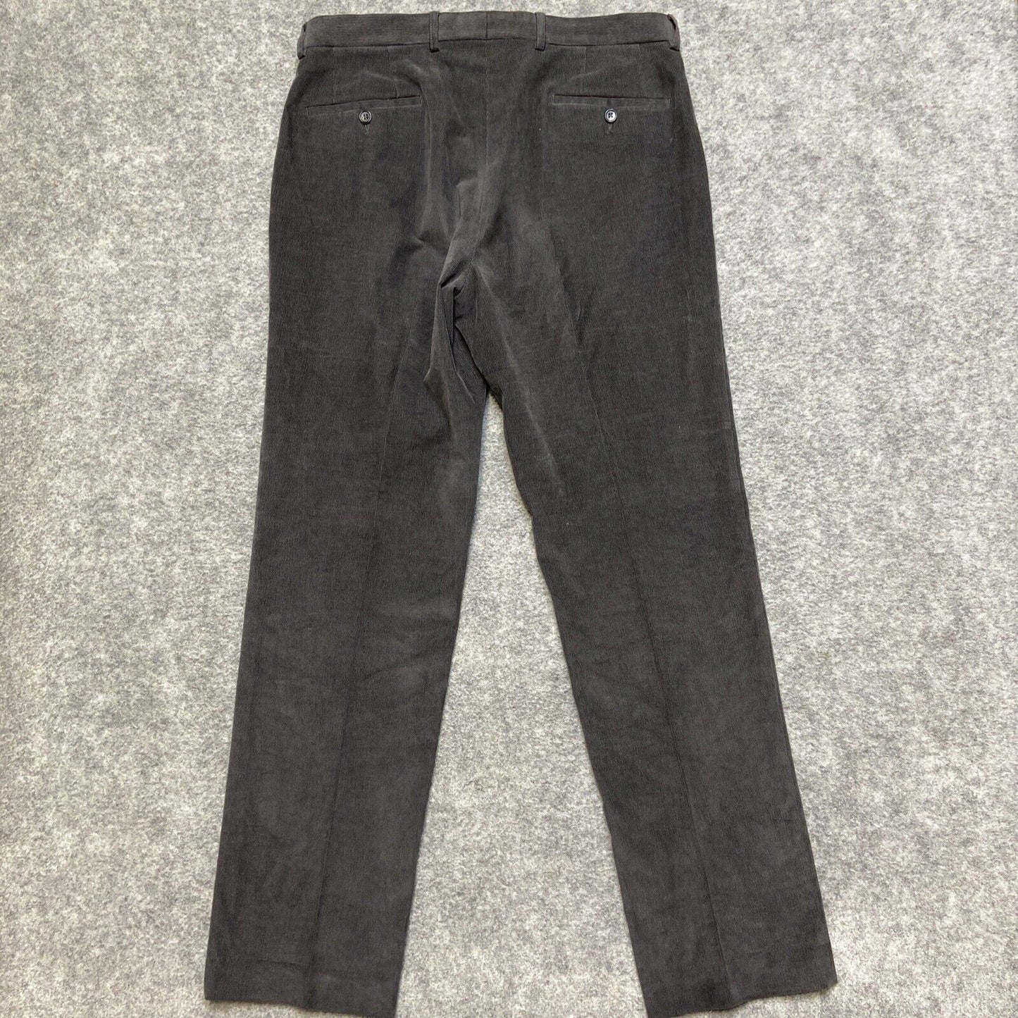 Lauren Ralph Lauren Corduroy Dress Pants Men's Size 34x32 Dark Gray Formal Pants