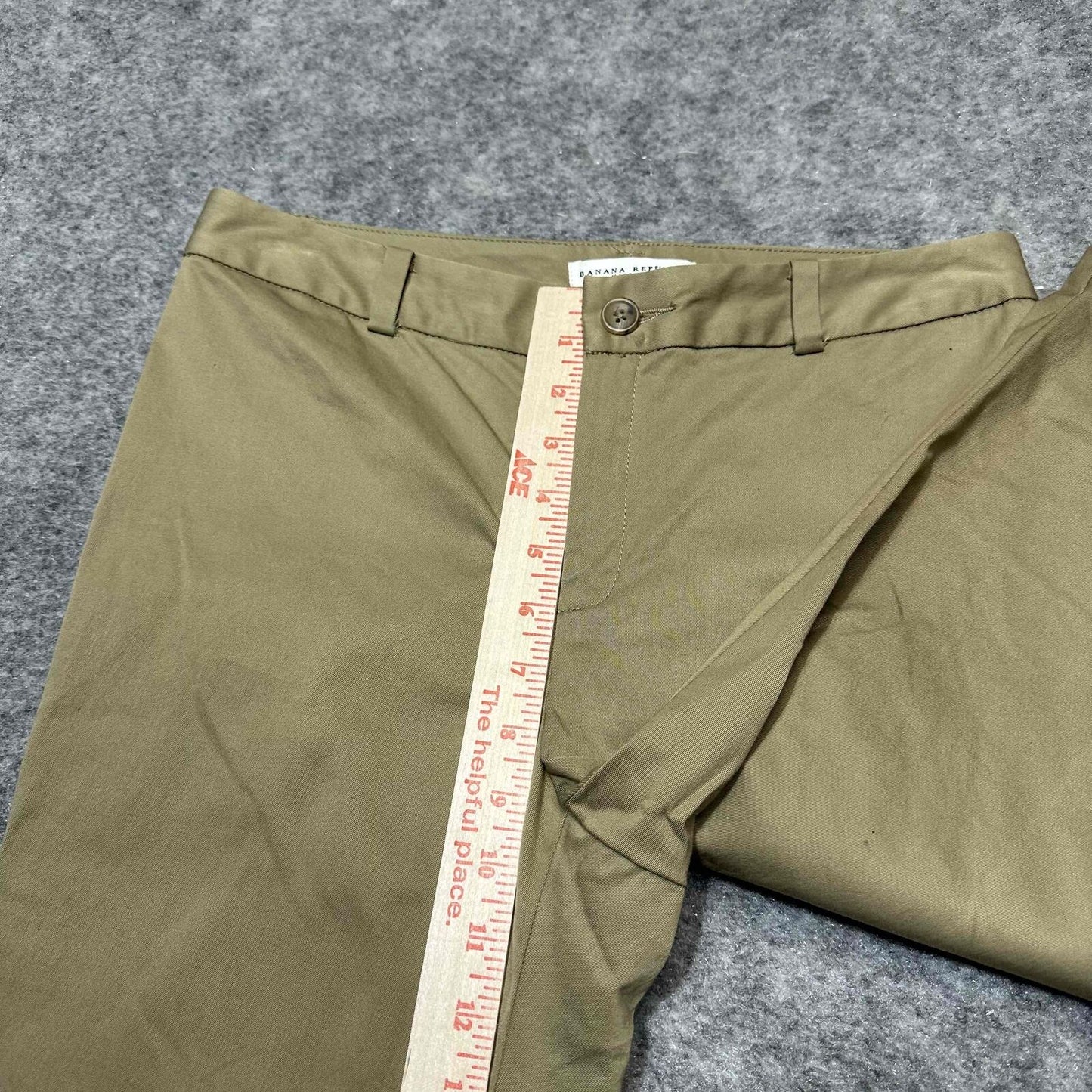 Banana Republic Harrison Women's Chino Pants Size 4 Khaki Brown Medium Wash