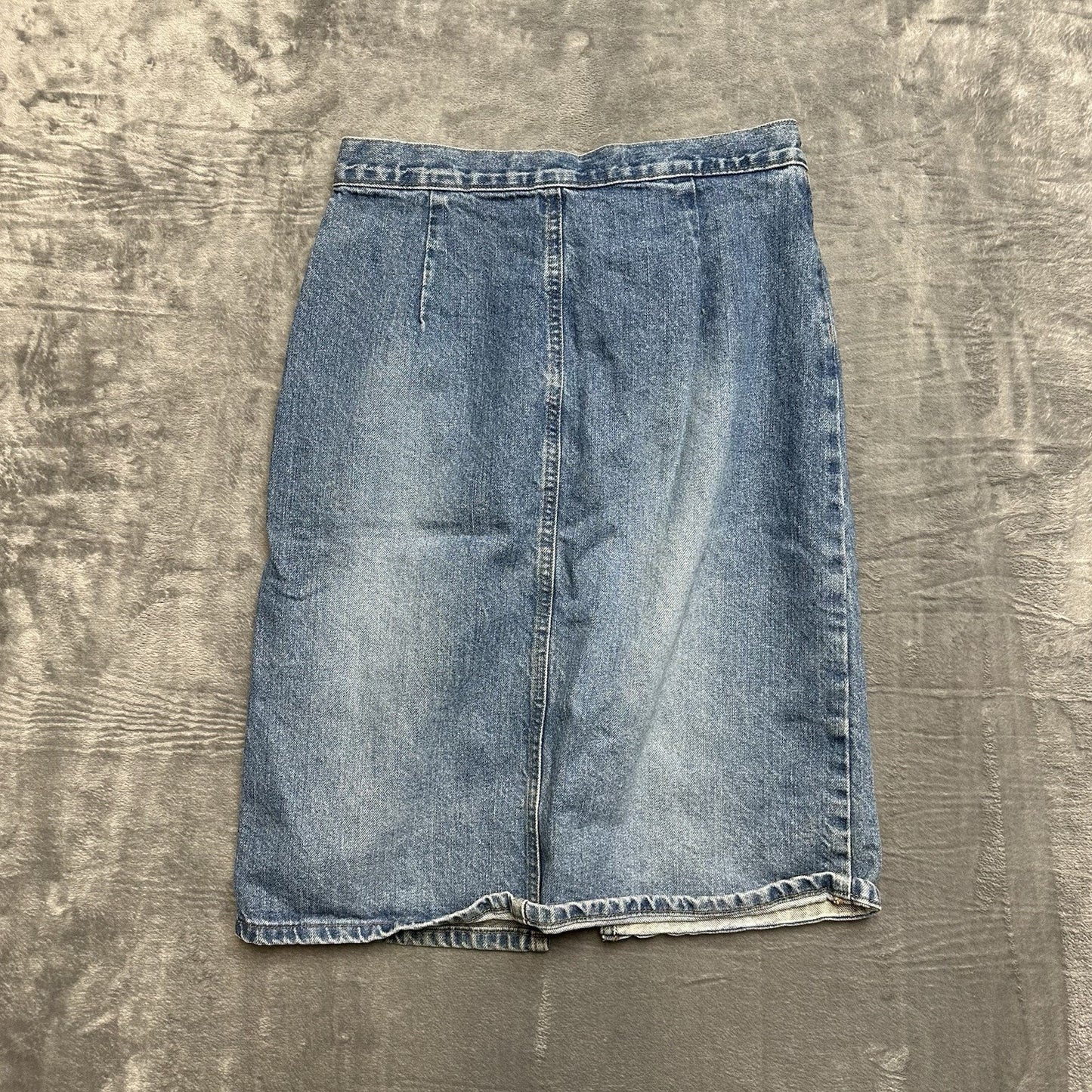 Gap Rivet Denim Skirt Women's Size 28x23 Blue Denim