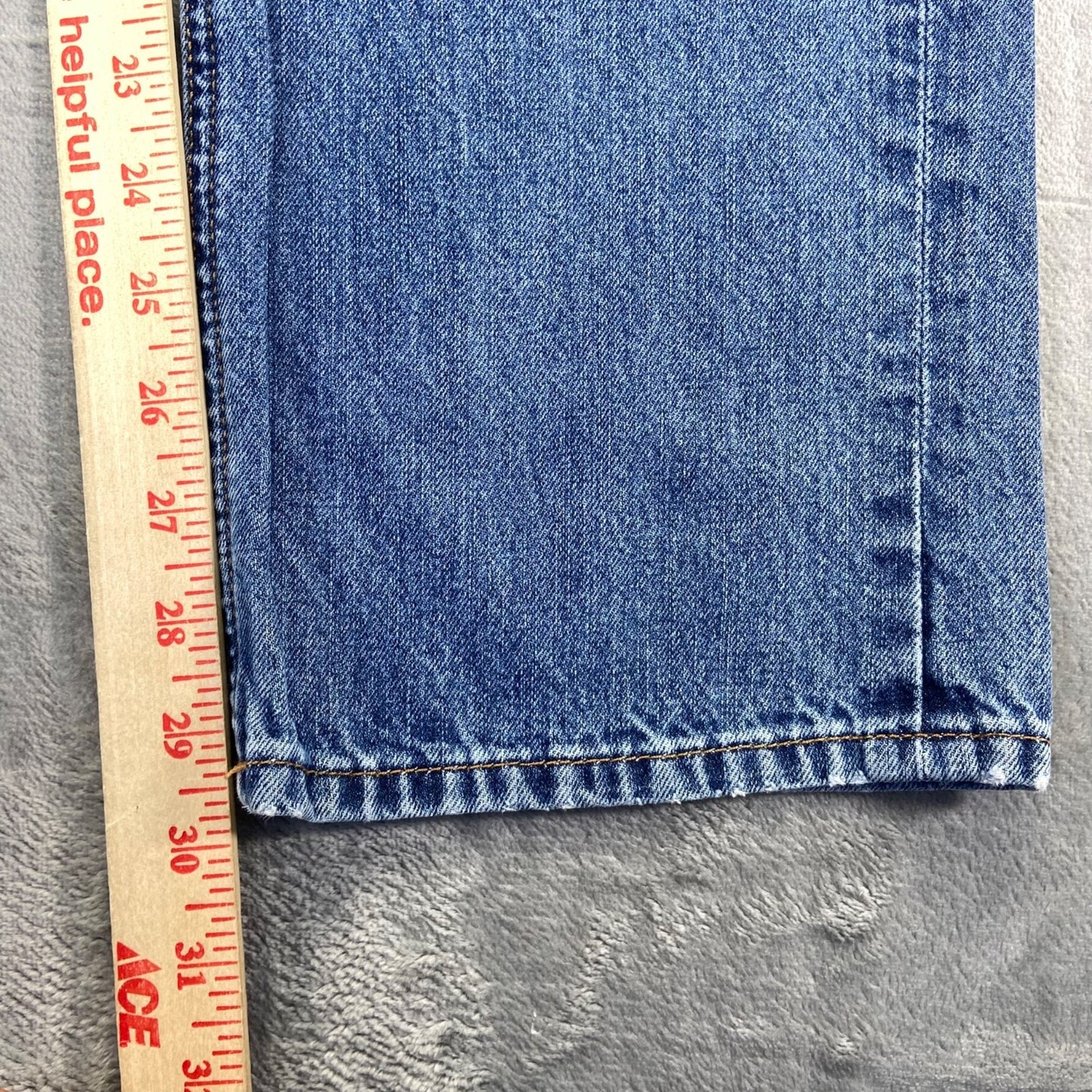 Express Men's Rocco Slim Fit Straight Jeans 34x32 Blue