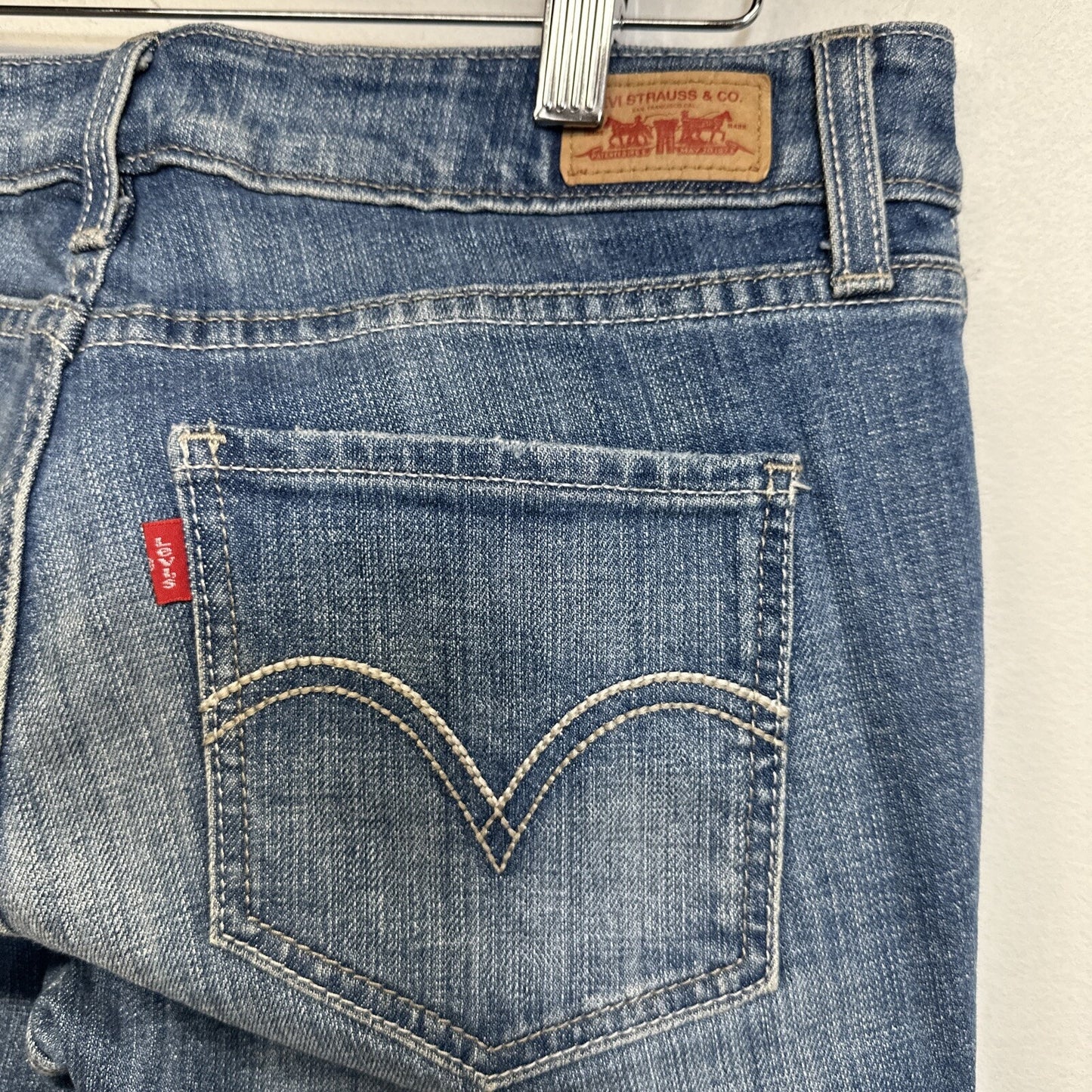 Levi's 528 Jeans Women's 13 S/C Curvy Cut Bootcut Stretch Blue Medium Wash