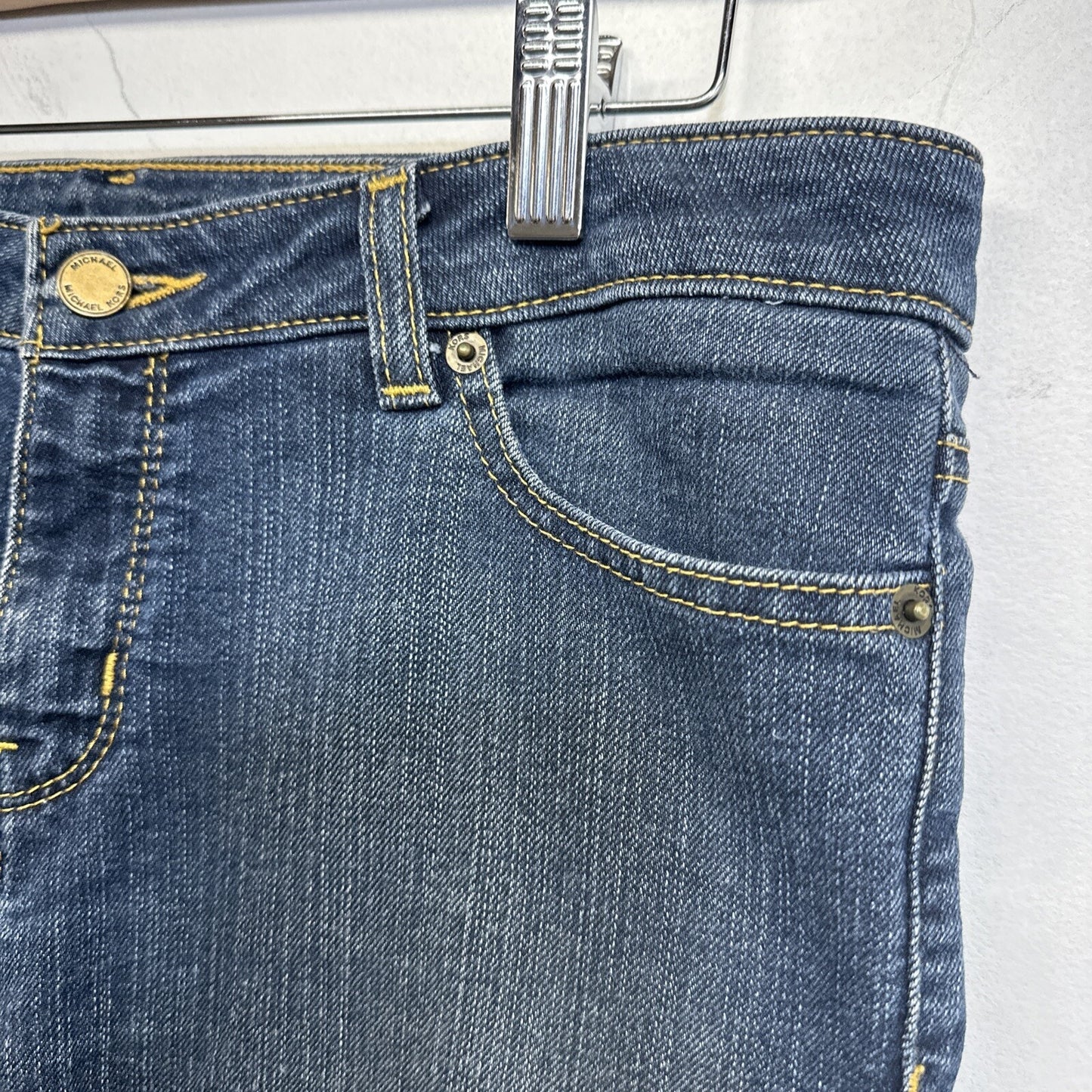 Michael Kors Jeans Women’s Size 6 Blue Stretch Dark Wash Low Rise Denim