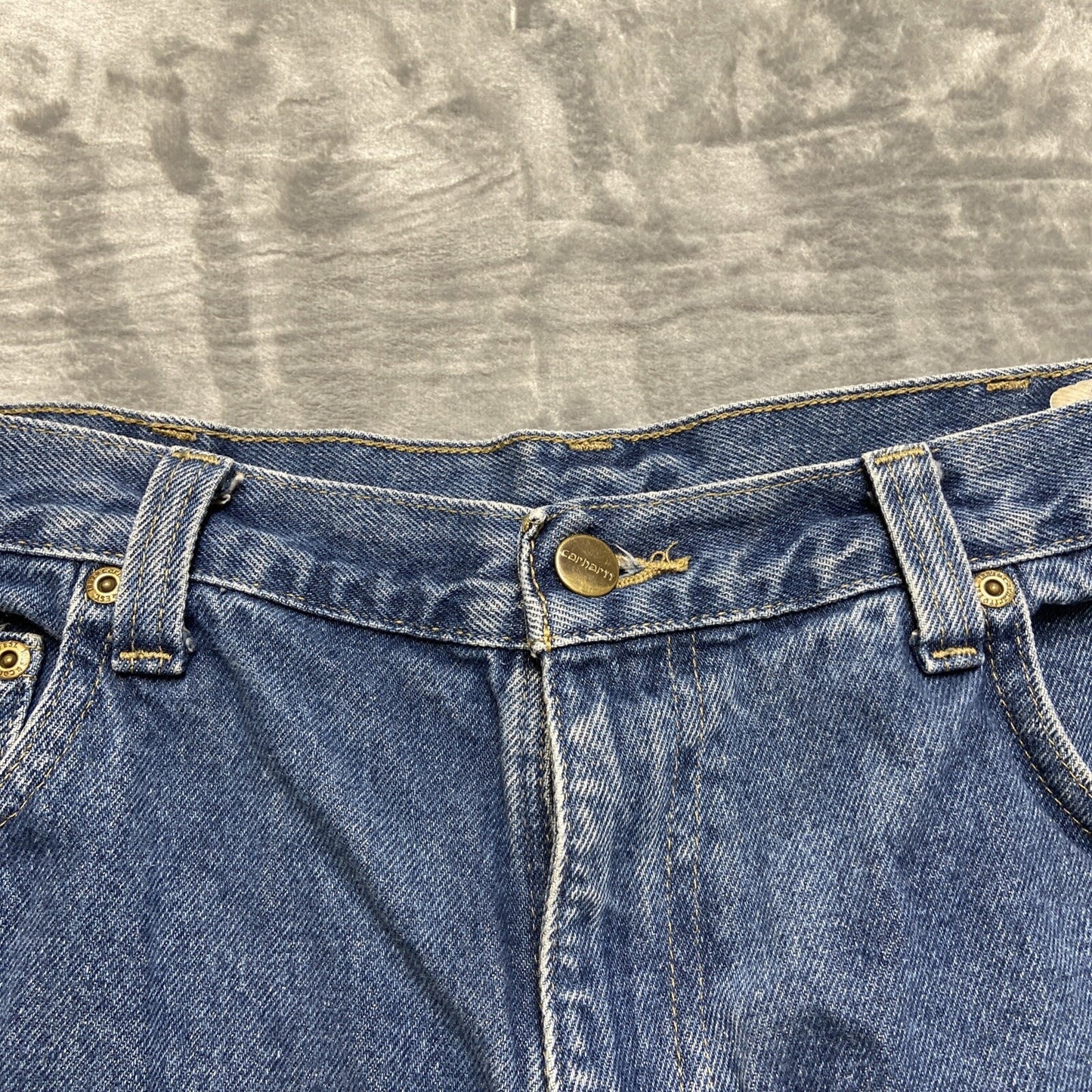 Carhartt Relaxed Fit Jeans Men's Size 36x30 Blue Denim Medium Wash