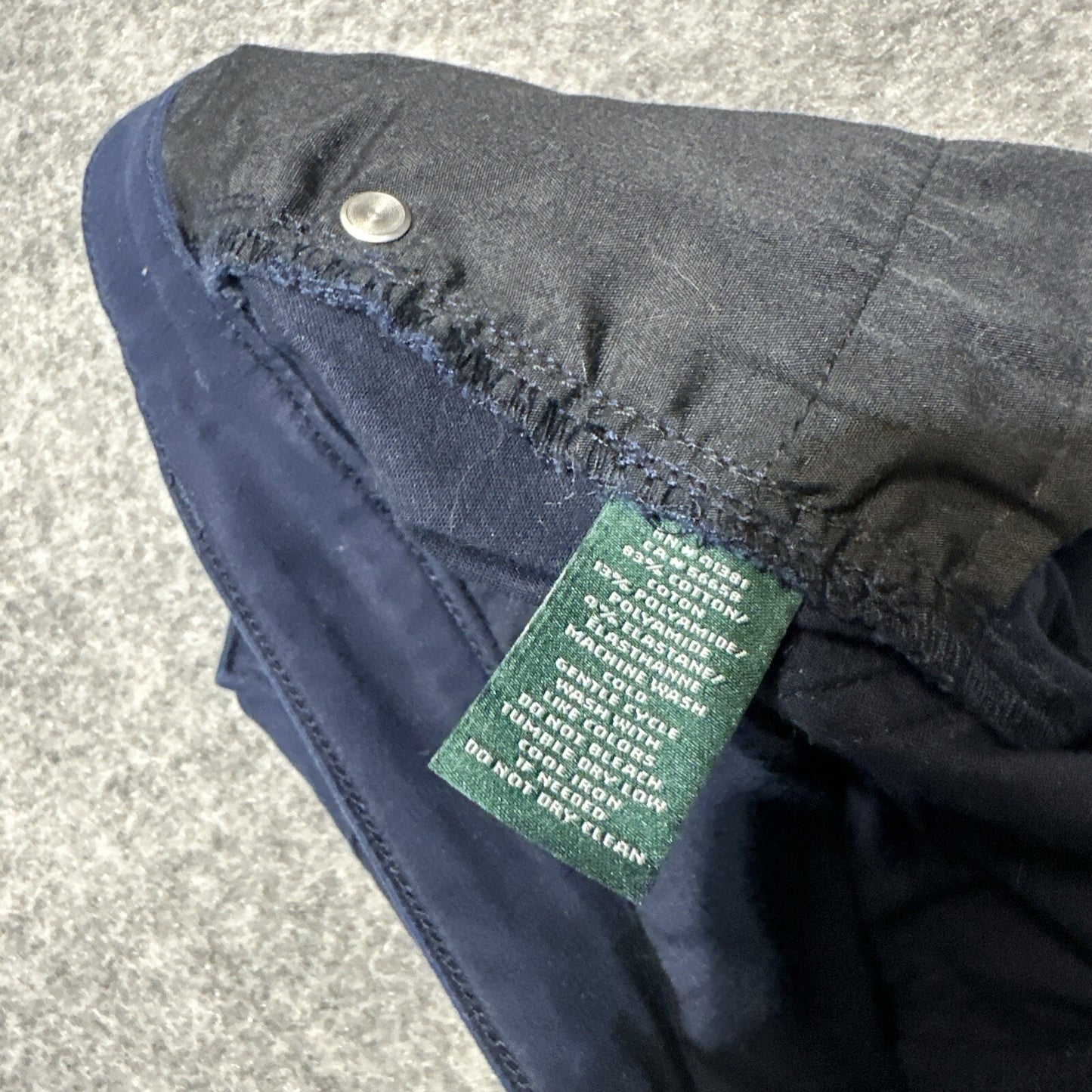 Ralph Lauren Premier Super Crop Curvy Women’s Stretch Skinny Jeans Size 8 Blue