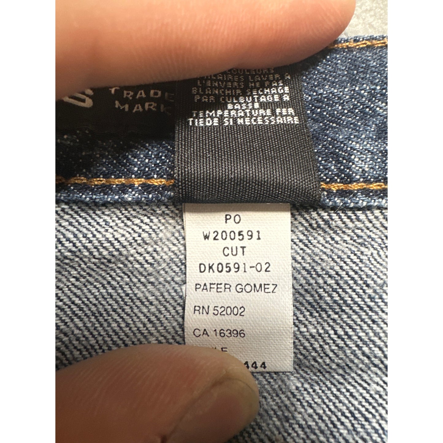 Vintage DKNY Jeans Straight Jeans Women's Size 12R Dark Blue Denim