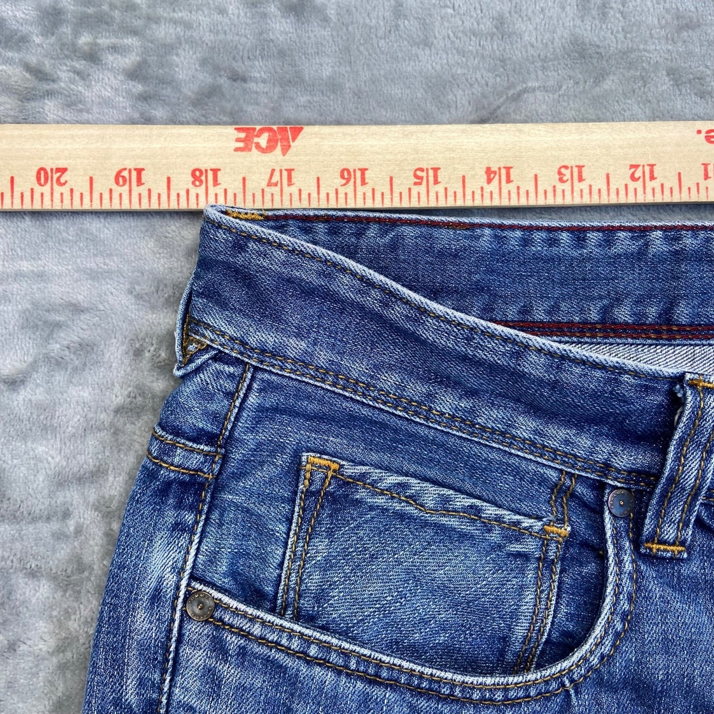 Tommy Bahama Men's Straight Jeans Size 36x32 Blue Denim