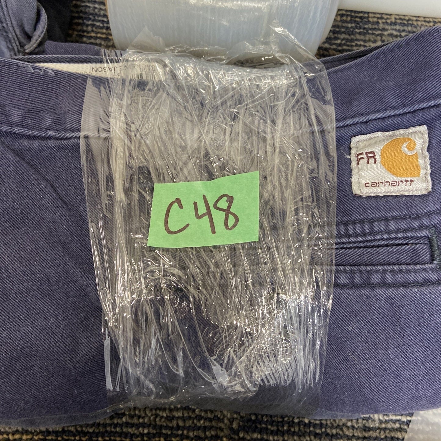 Lot of 2 Carhartt FR Chino Pants Men's Size 40x30 Gray Pants Grade A/B Wholesale