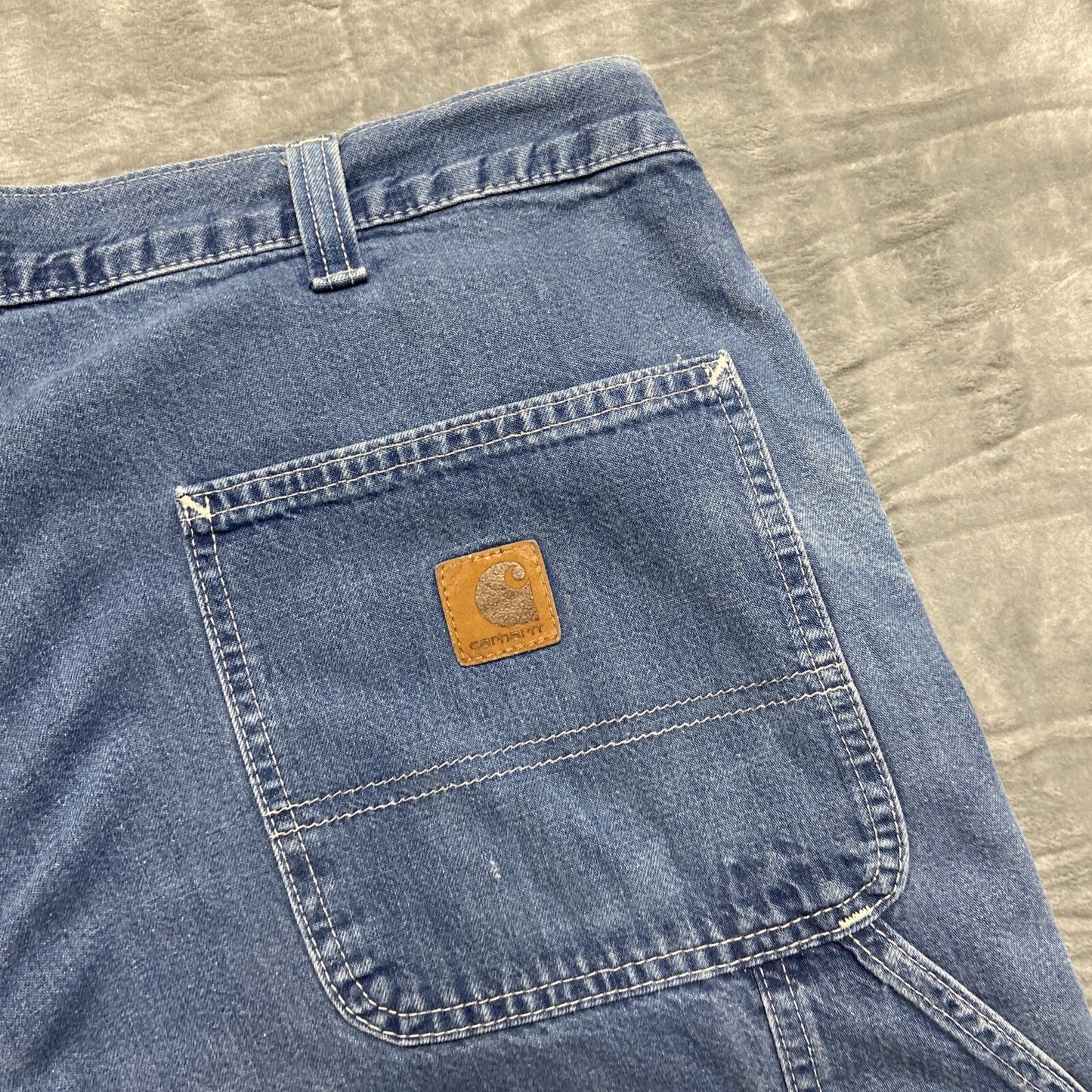 Carhartt Dungaree Fit Jeans Men’s Size 38x30 Blue Denim