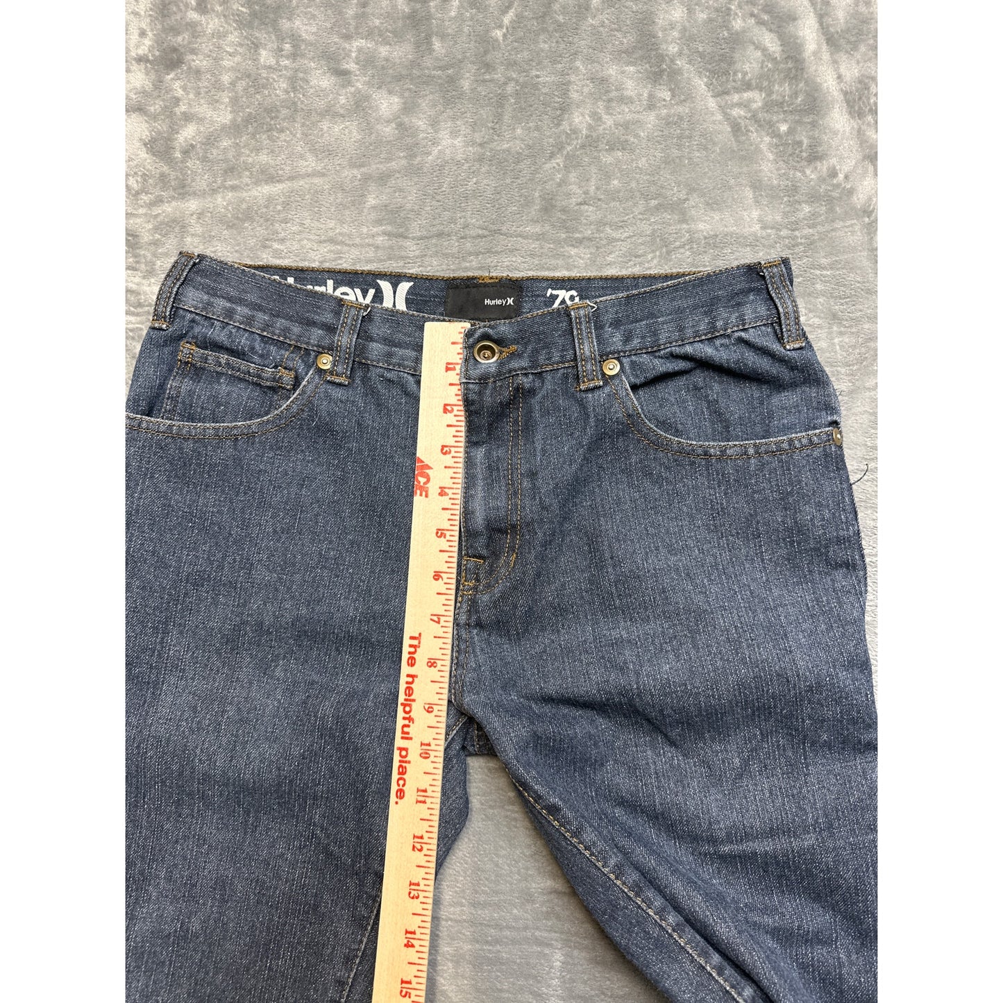 Hurley '79 Skinny Jeans Boys Size 18 Blue Denim