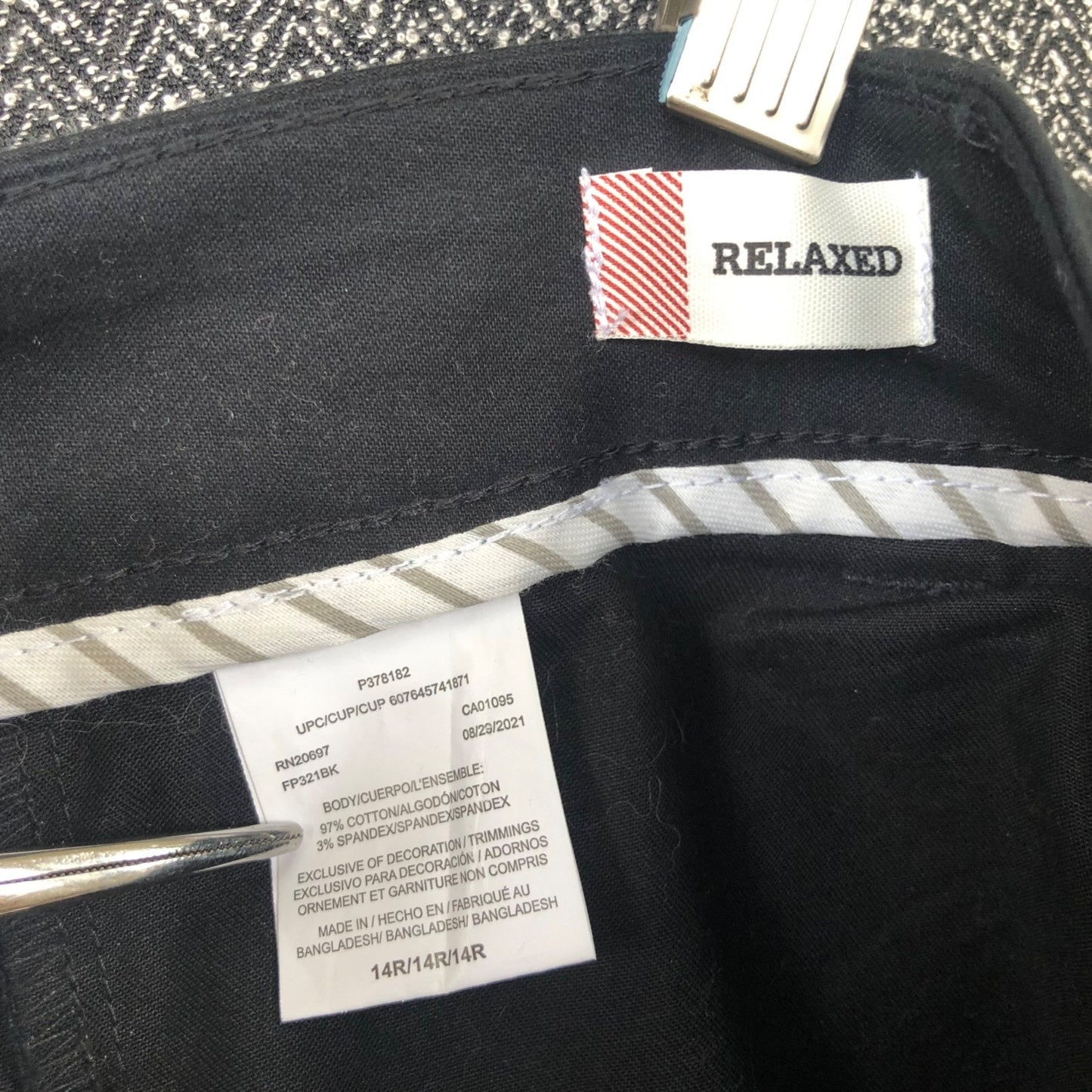 Dickies Women's Relaxed Straight Pants Size 14R Black