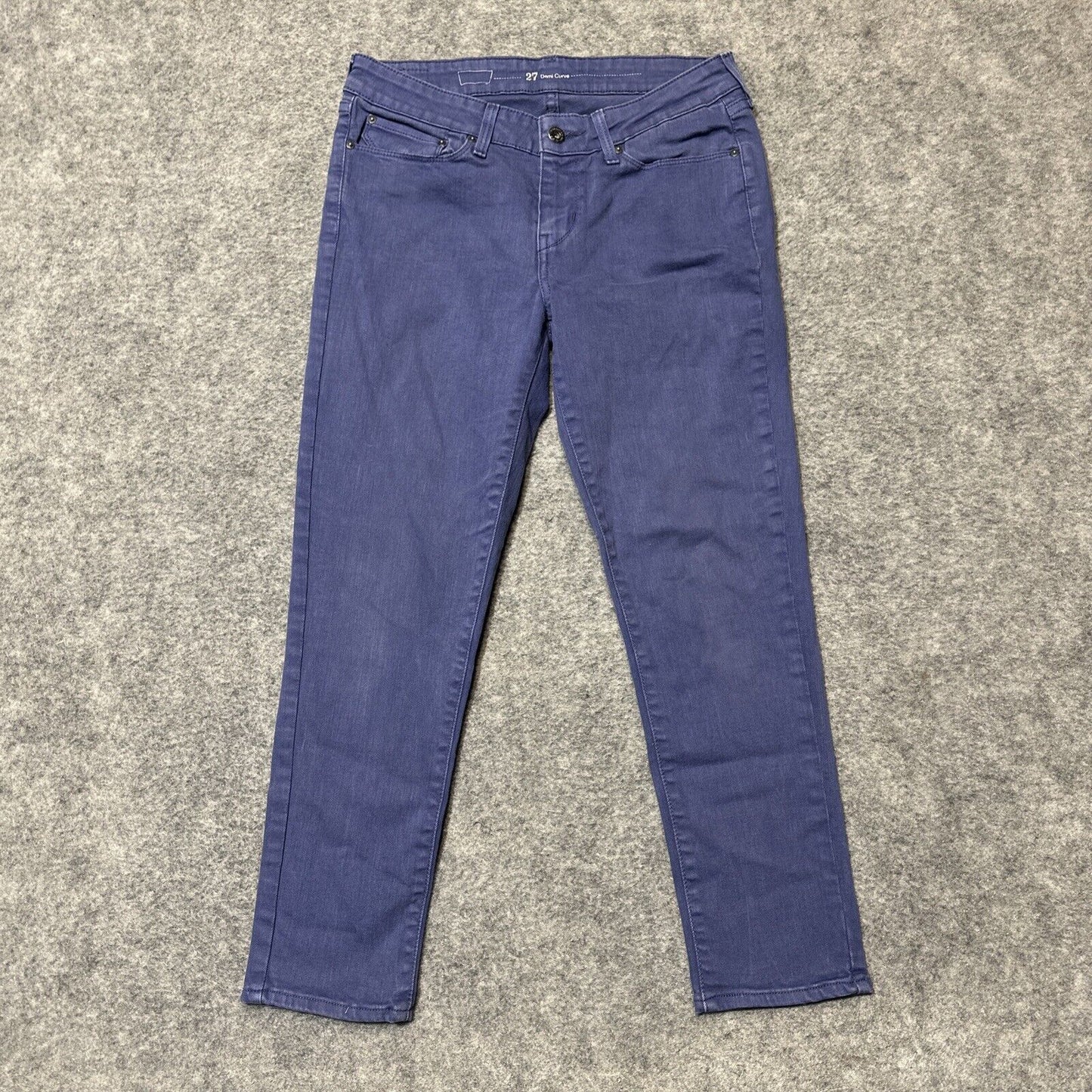 Levi's Demi Curve Skinny Jeans Womens Size 27 Purple Denim *28x26*
