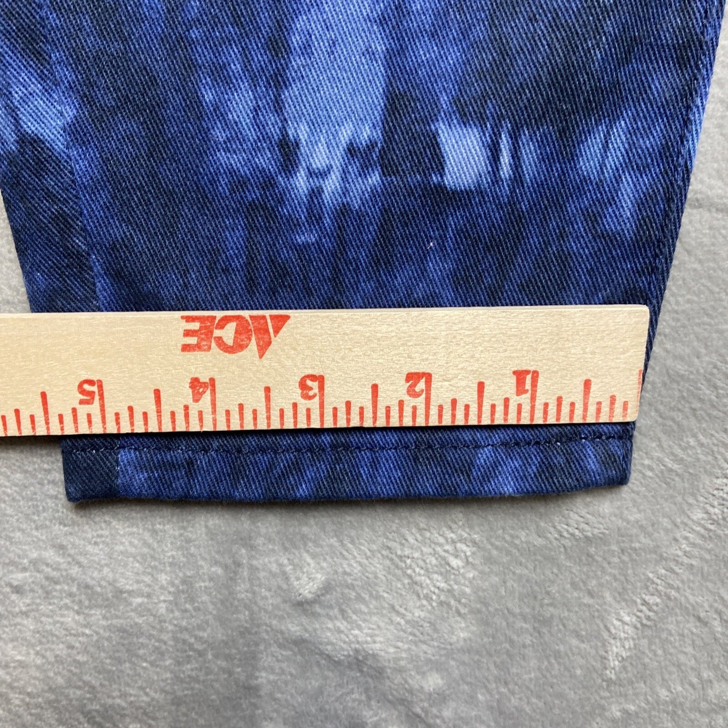 Ralph Lauren Premier Skinny Chopped Jeans Women’s Size 4P Blue Tie Dye