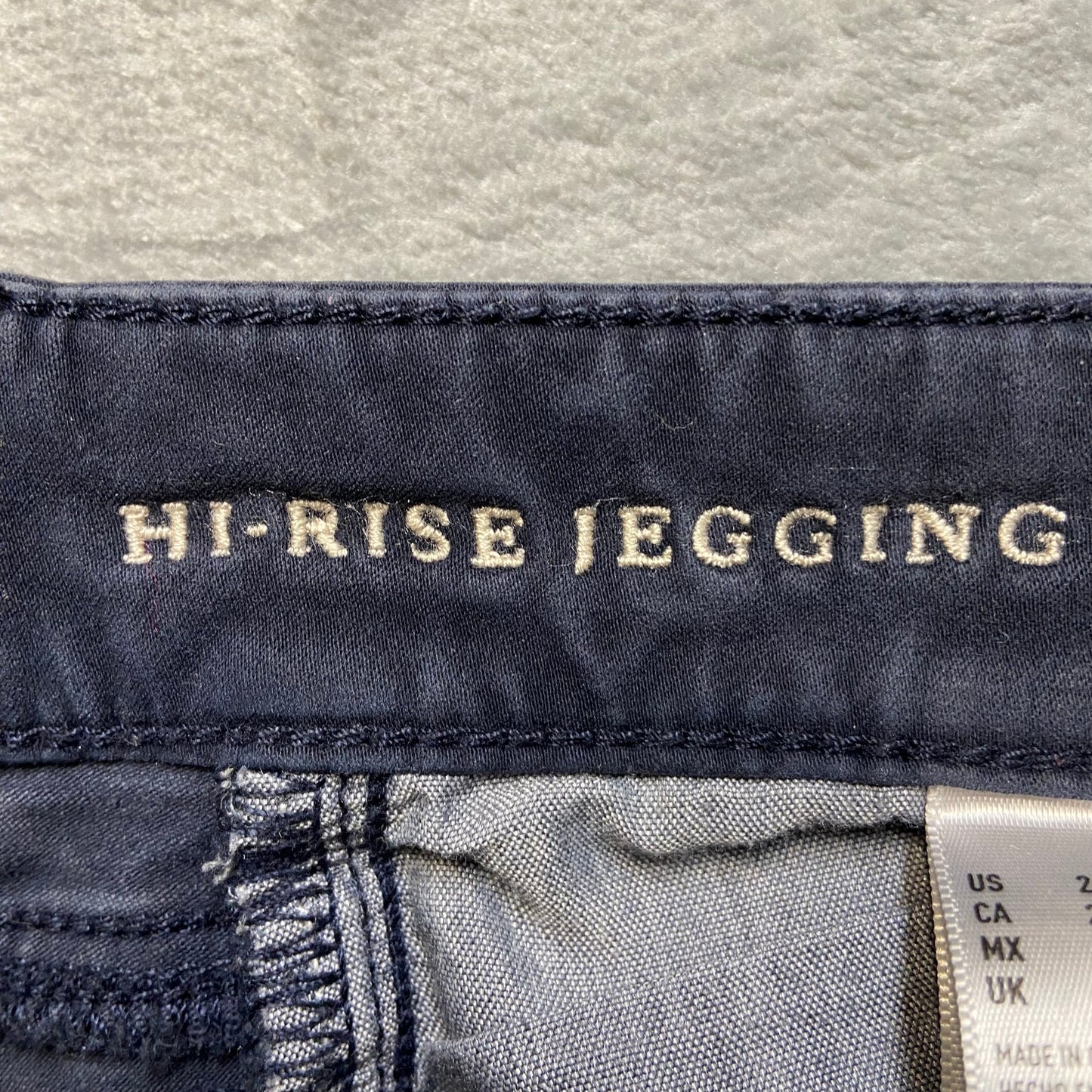 American Eagle Super Stretch X Hi Rise Jegging Women's Size 2 Short Dark Blue