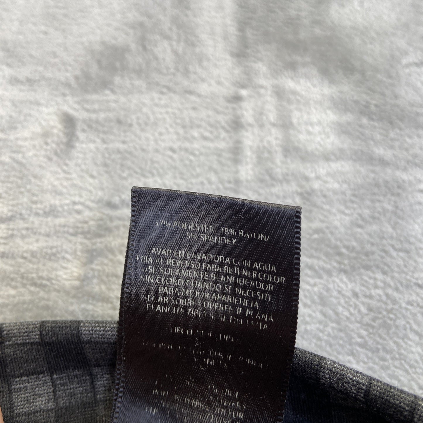 KUT From The Kloth Skinny Trousers Women's Size 14L Plaid Black Dress Pants