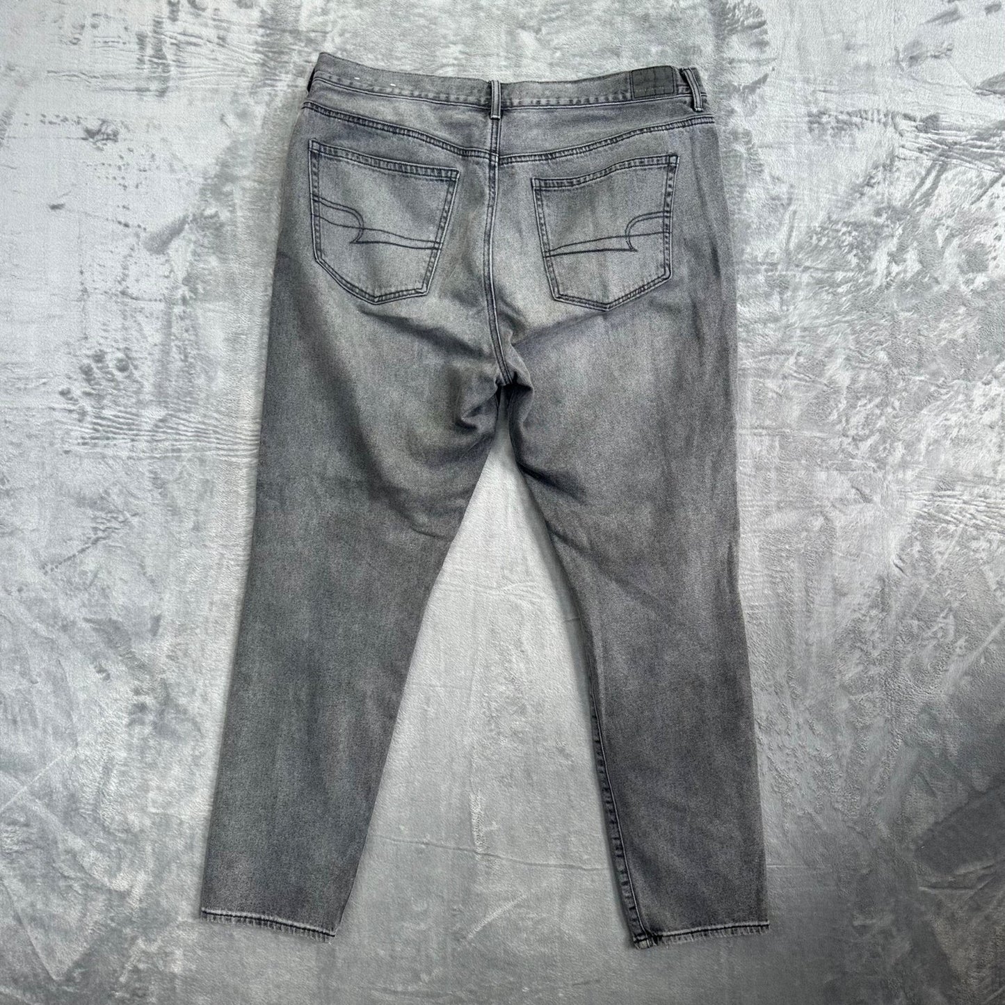American Eagle Women's Skinny Jeans Size 14 Long Gray