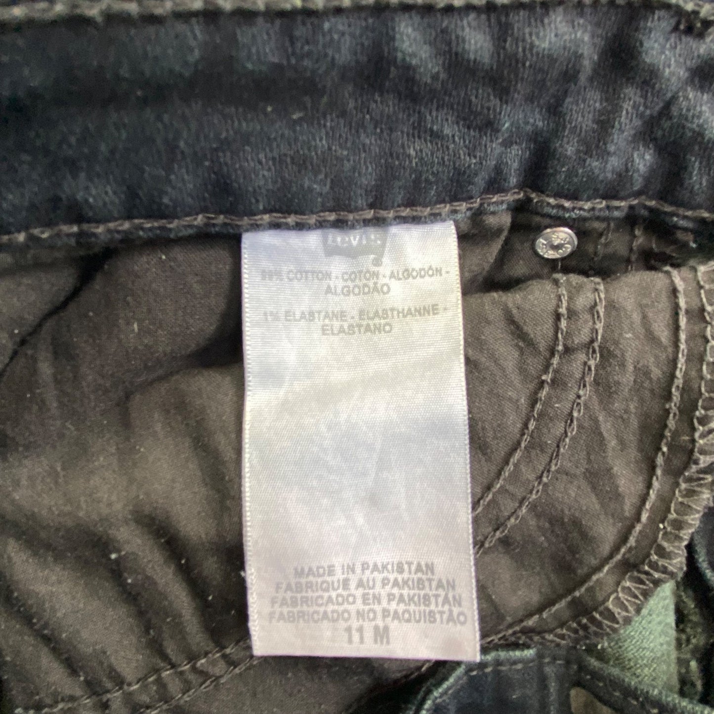 Levi's 535 Legging Skinny Jeans Women's Size 28 Dark Blue Denim
