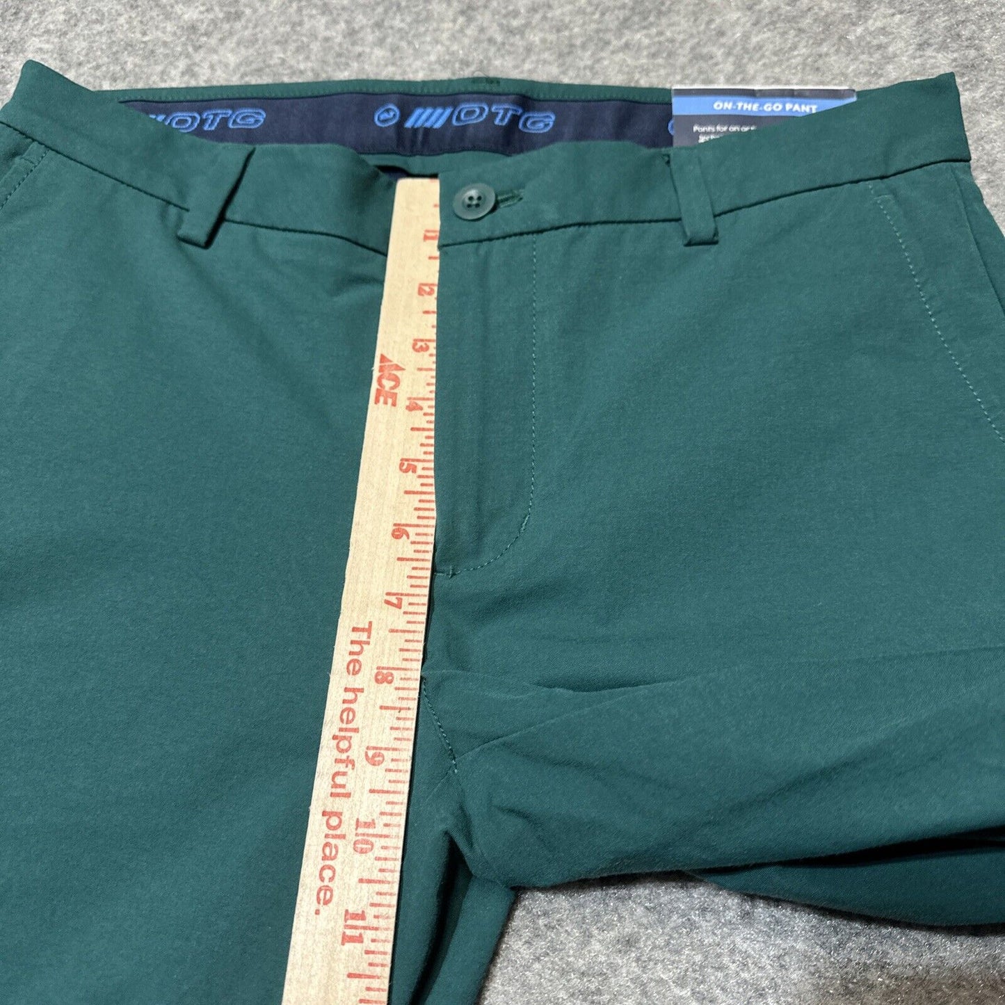 New Vineyard Vines OTG On The Go Pant Men's Size 30x32 Dark Green Chinos