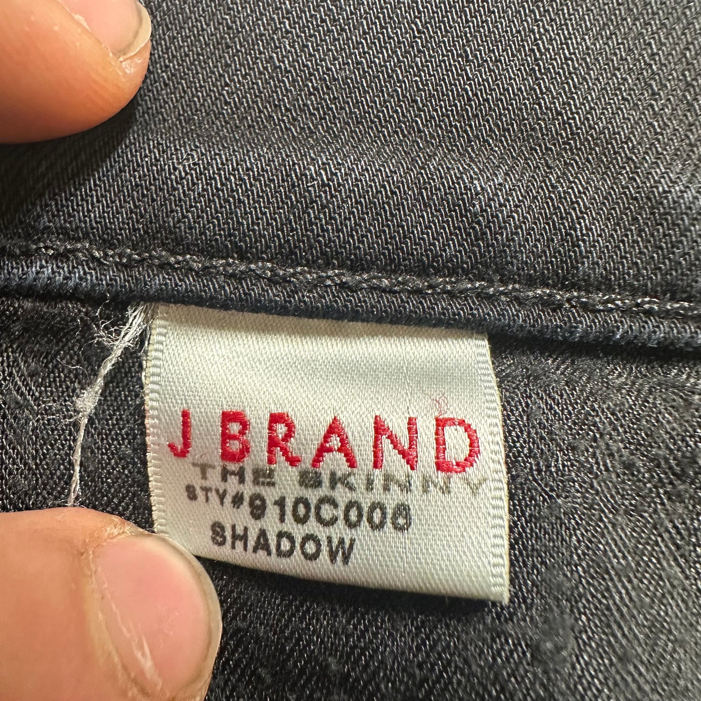 J Brand Skinny Jeans Women's Sz 27 Black Denim