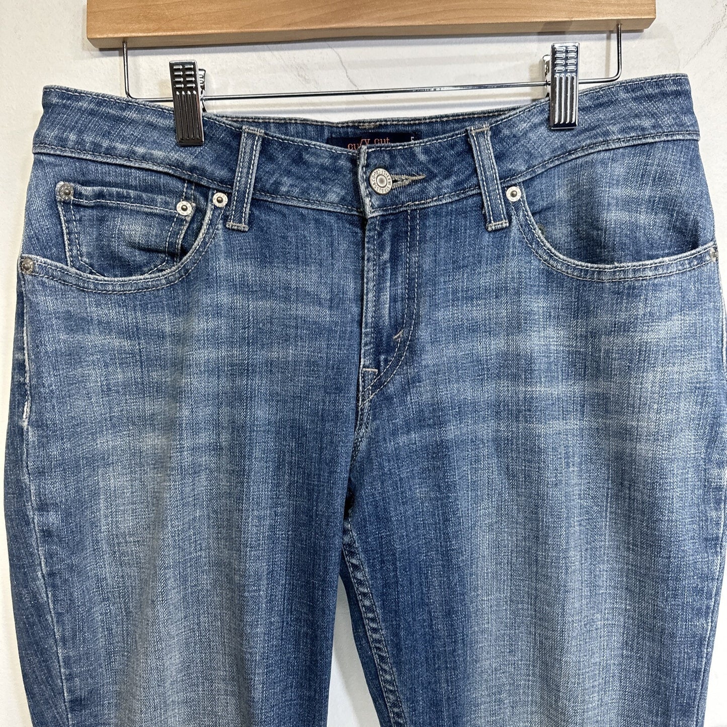 Levi's 528 Jeans Women's 13 S/C Curvy Cut Bootcut Stretch Blue Medium Wash