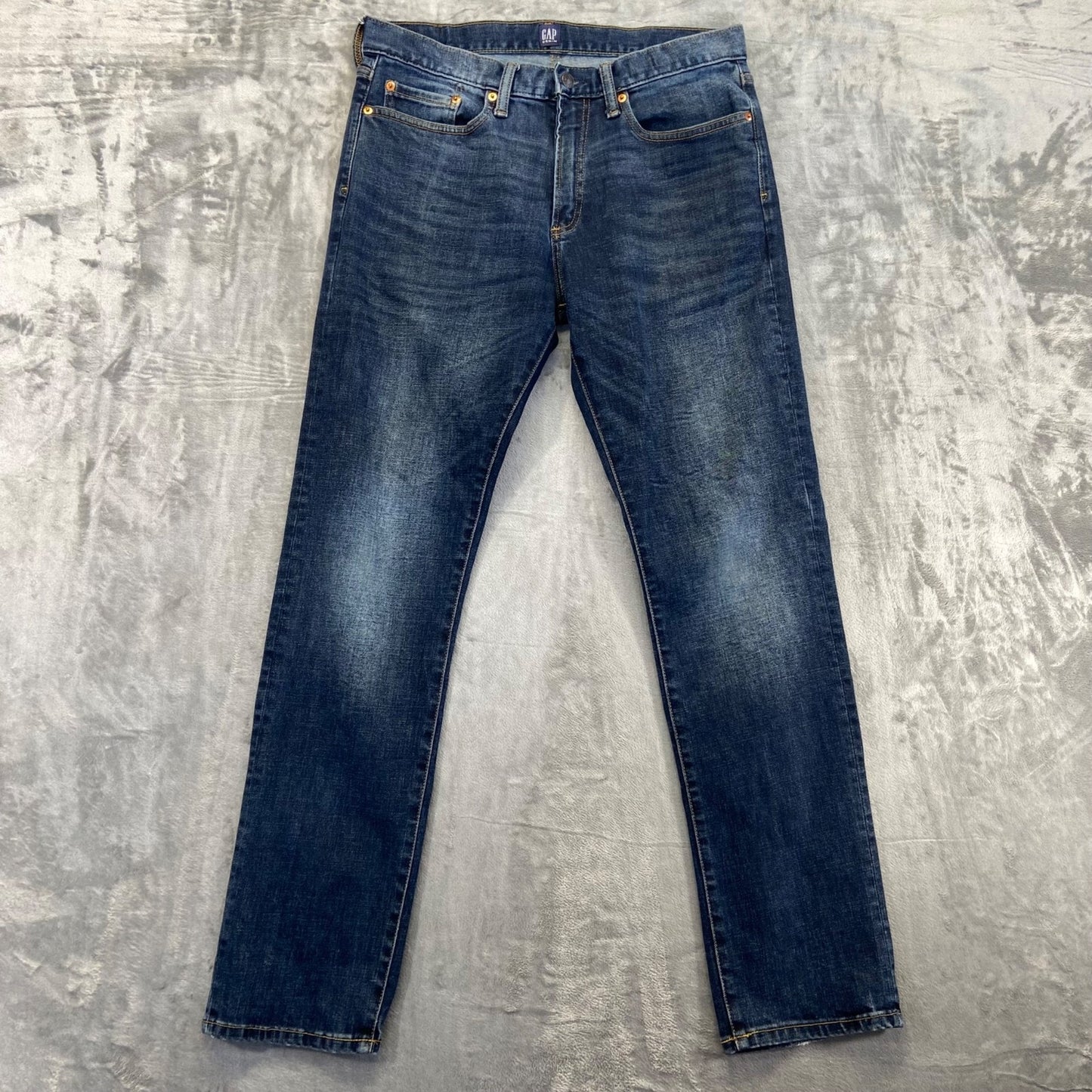GAP Men's Slim Straight Jeans Size 33x32 Blue Denim