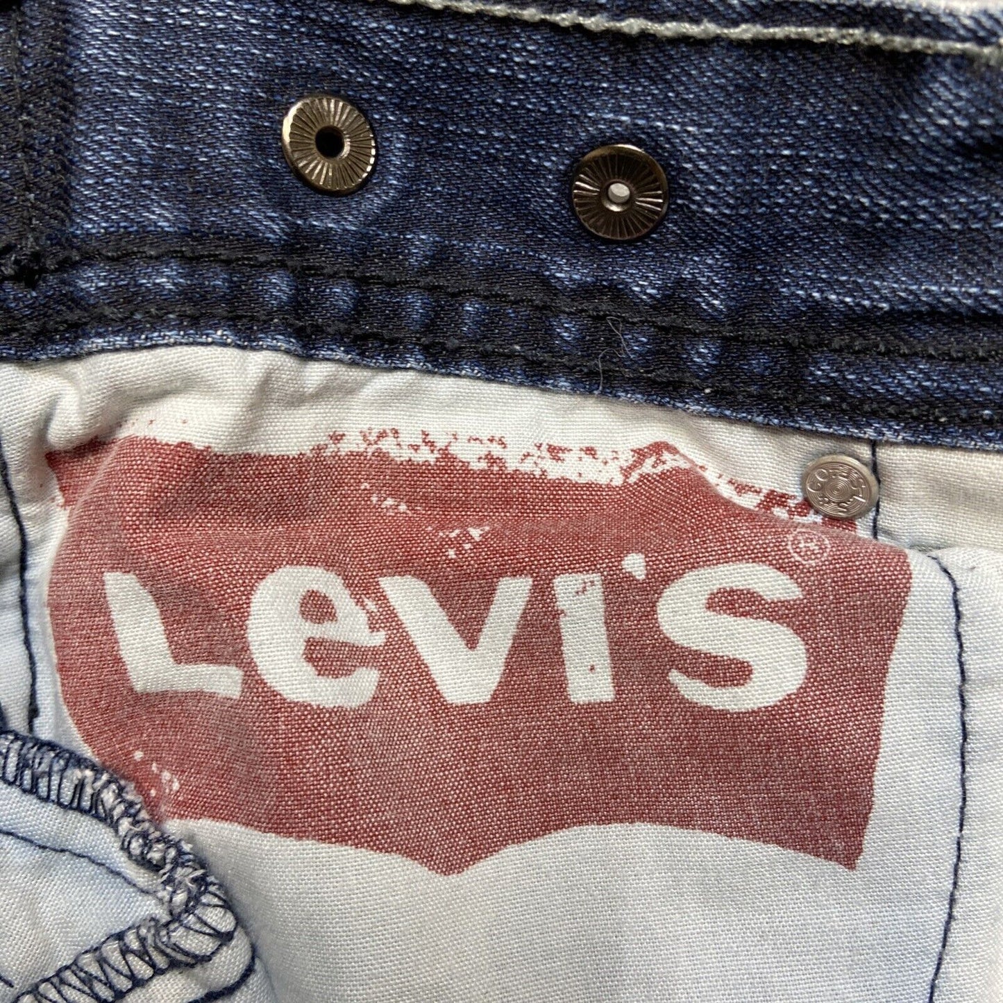 Levi's 514 Slim Straight Jeans Mens Size 29x30 Western Dark Wash Zip Pocket Rare