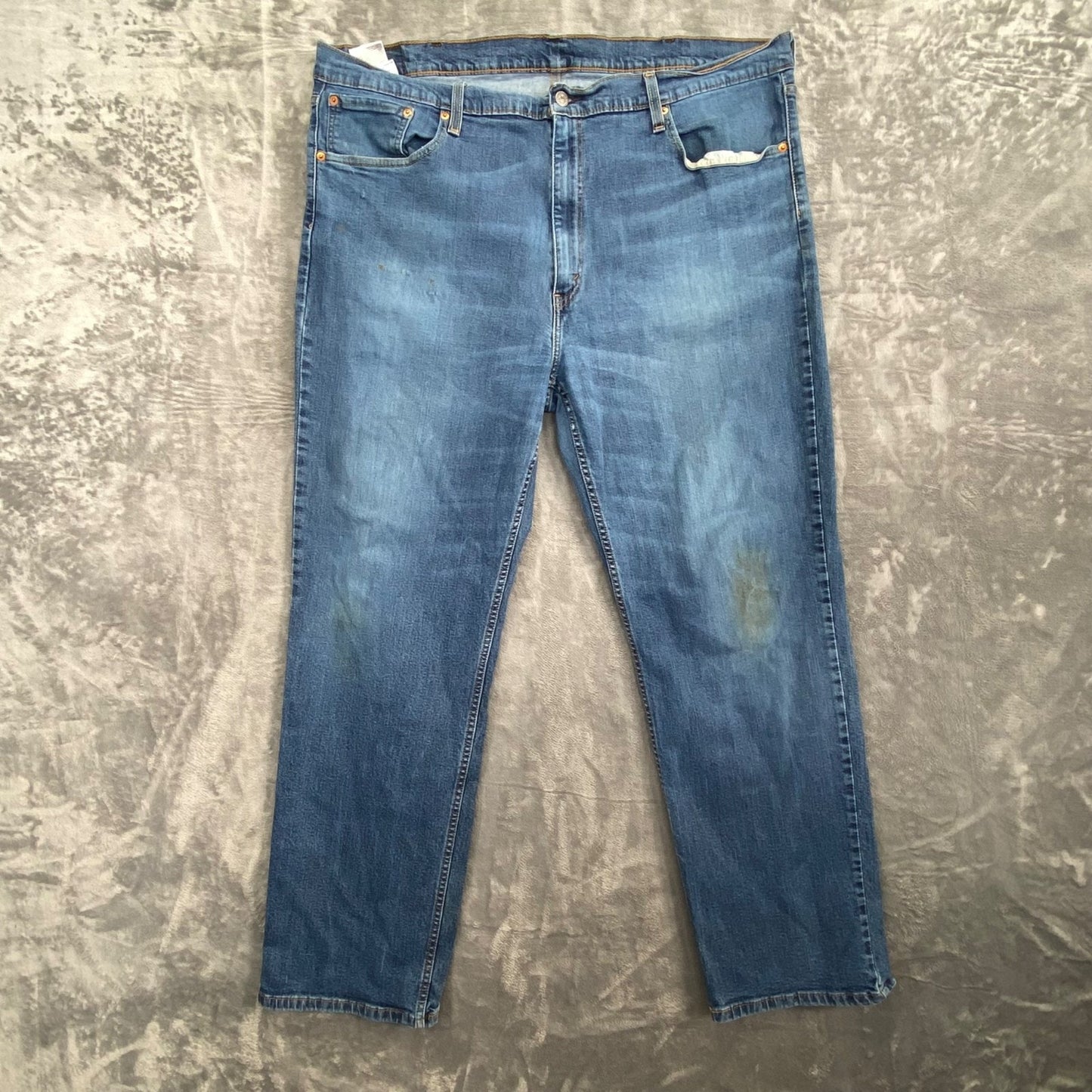 Levi's 559 Relaxed Straight Men's Jeans 44x34 Blue Denim Casual