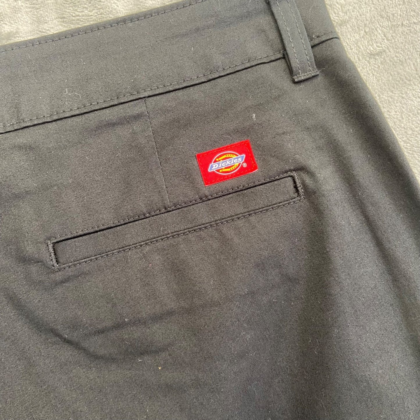 Dickies Women's Relaxed Straight Pants Size 14R Black
