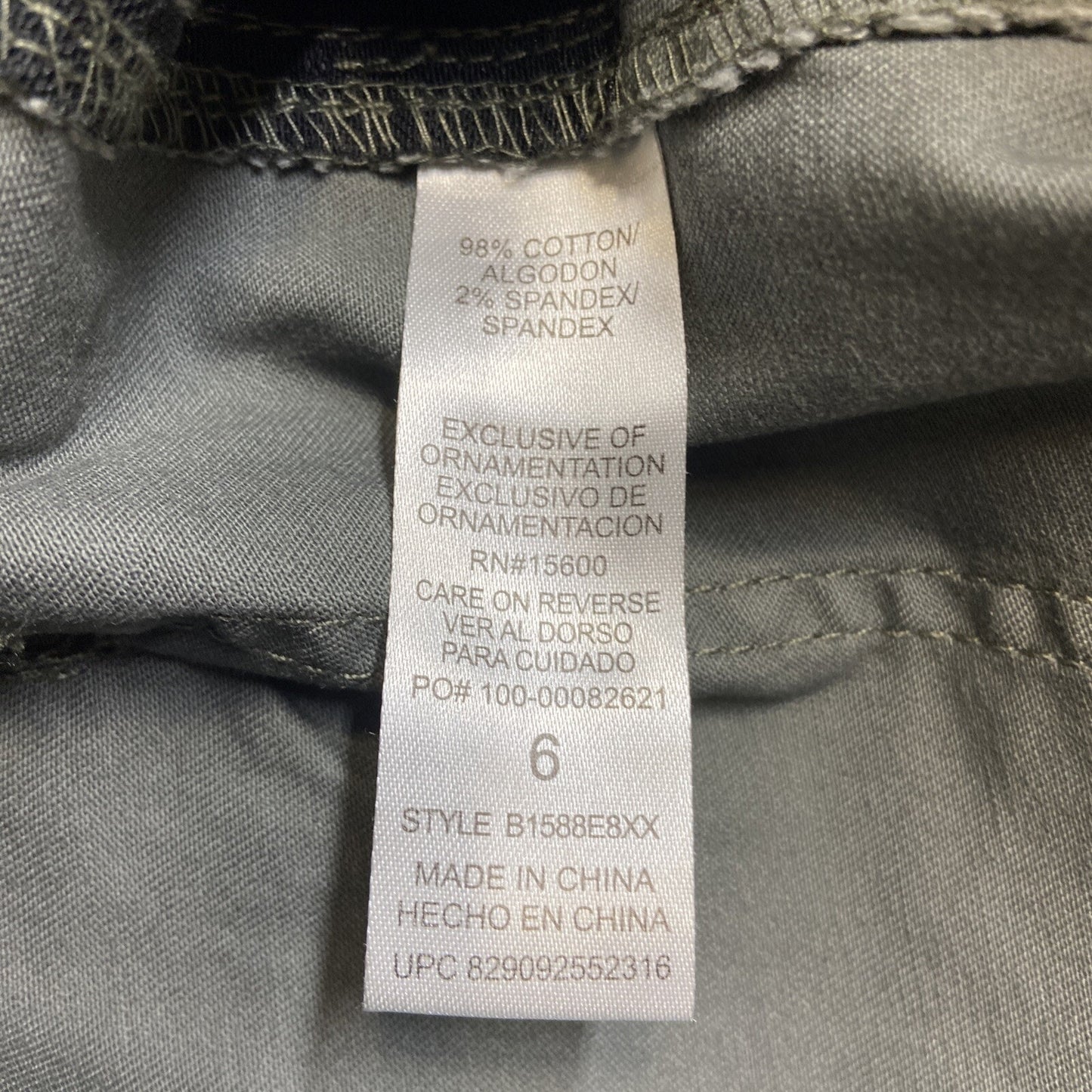 Democracy “Ab”technology Skinny Pants Women’s Size 6 Gray
