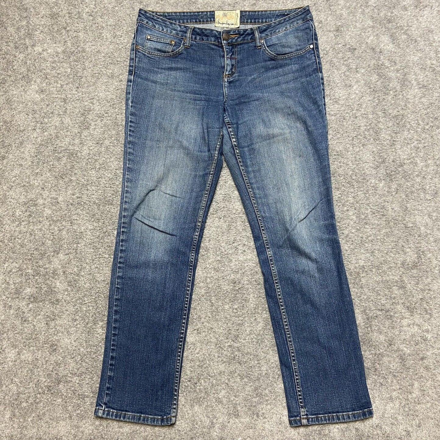 American Rag Straight Jeans Women's Size 11R Blue Denim