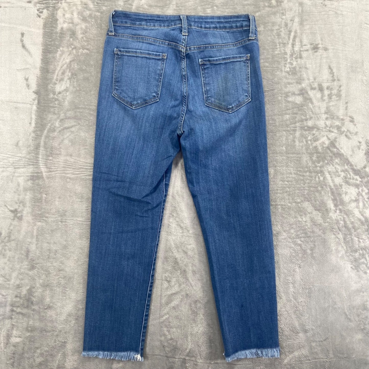 Just Black Women's Distressed Skinny Jeans Size 29 Blue Denim