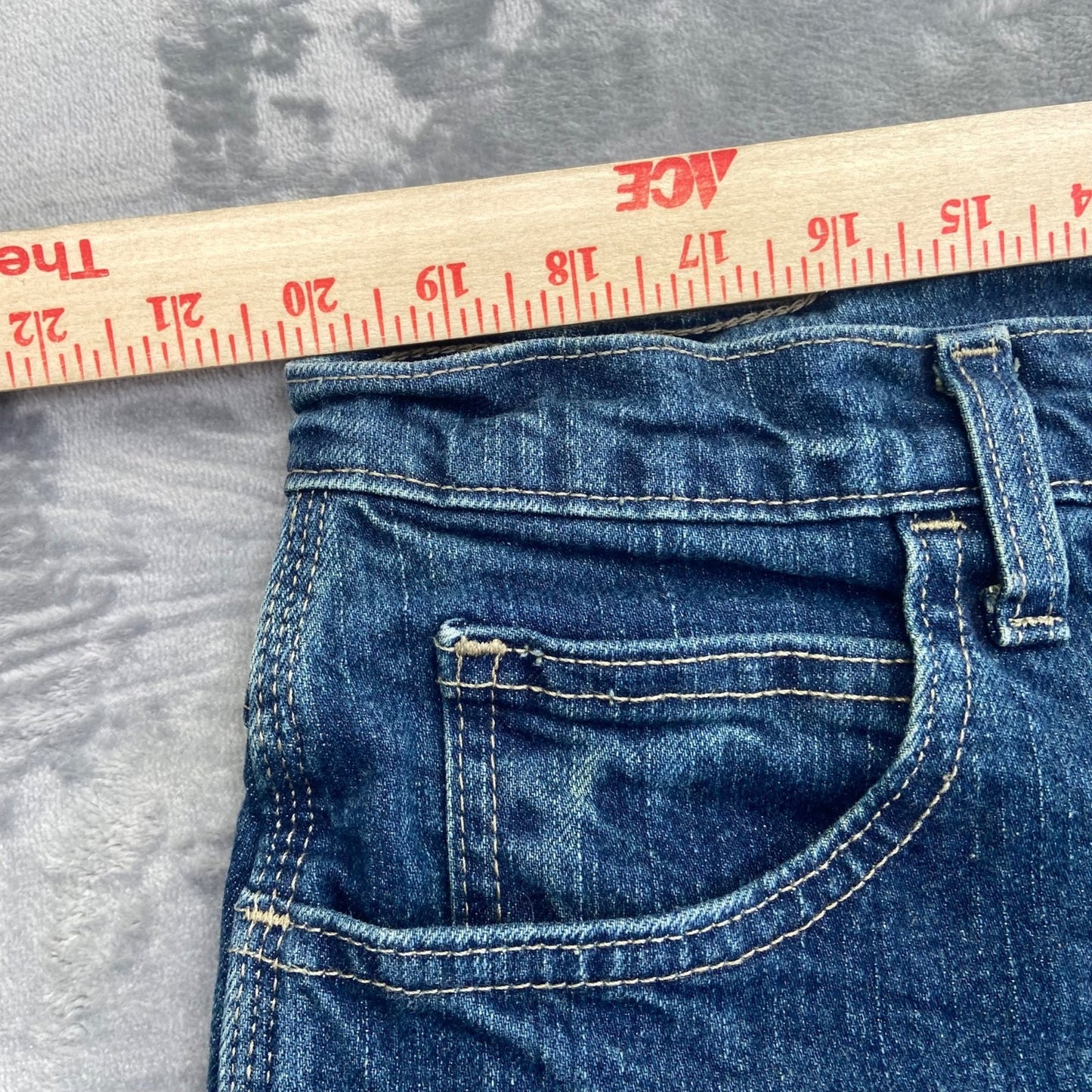 Dickies Men's Carpenter Straight Jeans Size 40x30 Blue Denim