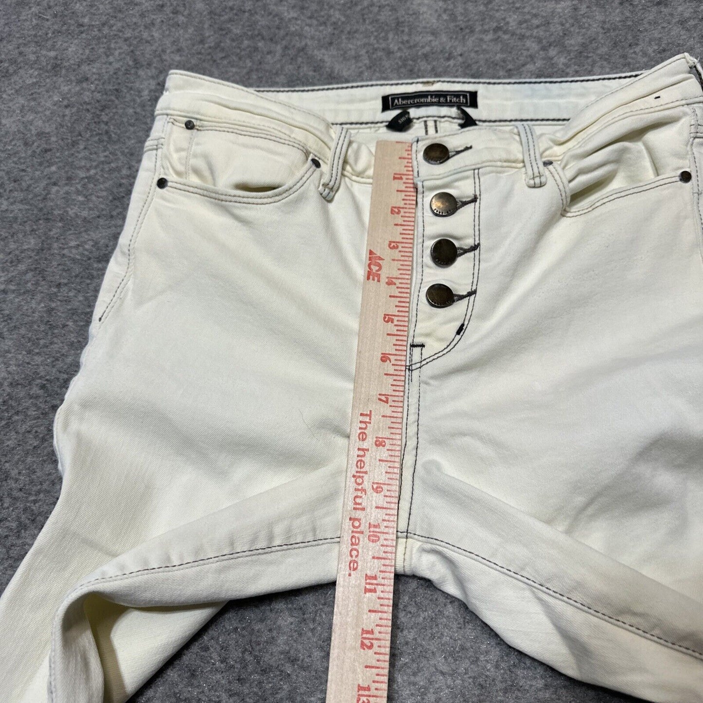 Abercrombie & Fitch Signature Collection Women's Skinny Jeans Size 27x30 Beige