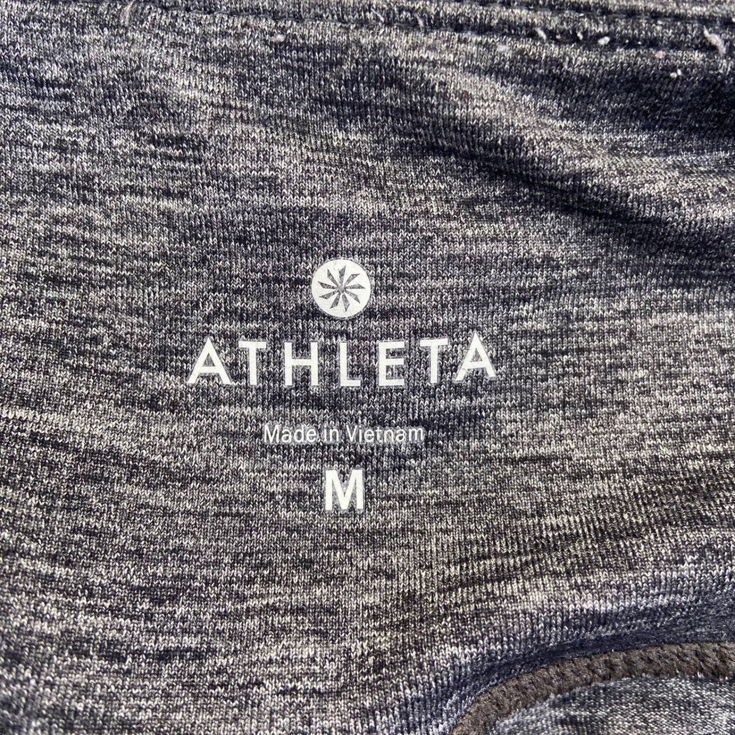 Athleta Women's Gray Flare Yoga Pants Size M Supplex Nylon #534424