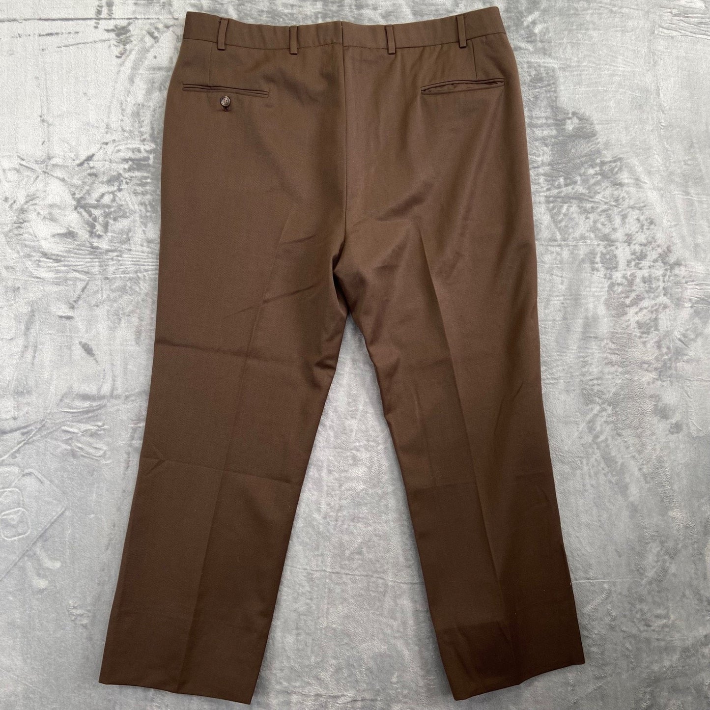 H. Freeman & Son Men's Bronzetti Slack Pants Brown Size 34 #534424