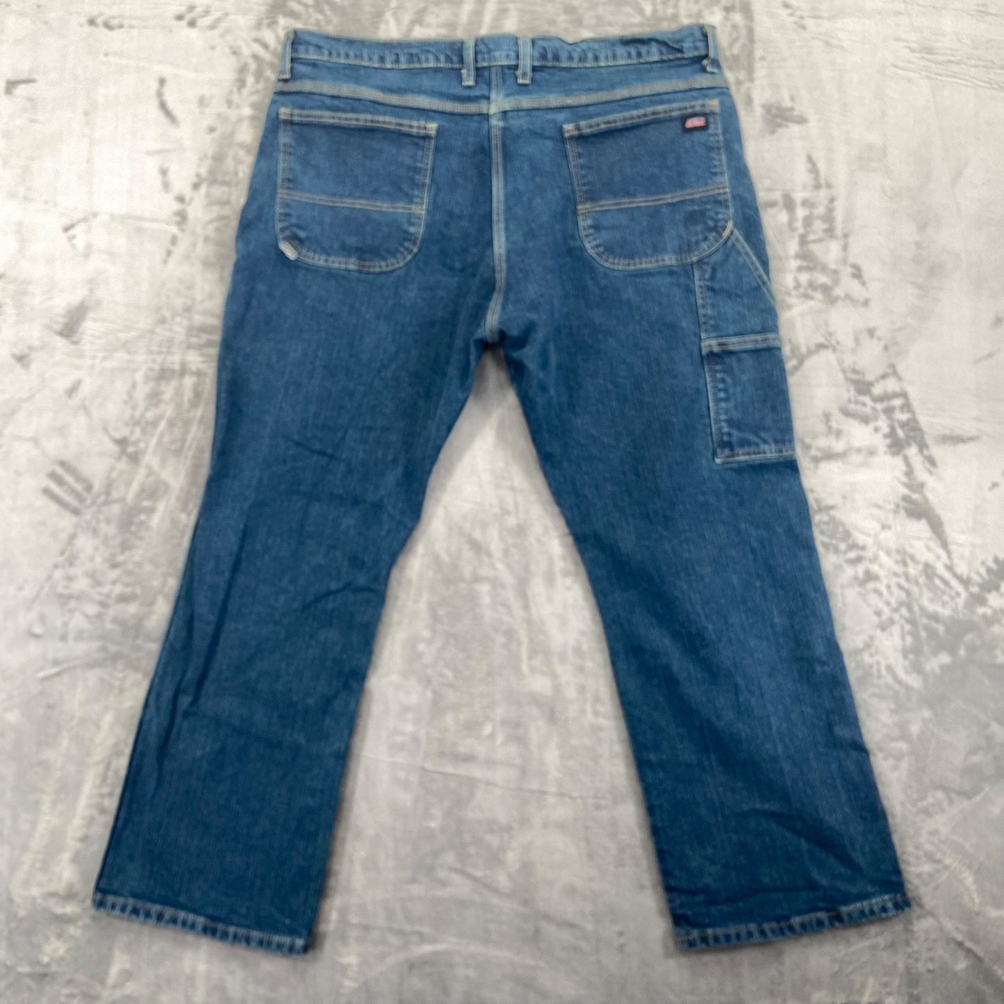 Dickies Men's Carpenter Straight Jeans Size 40x30 Blue Denim