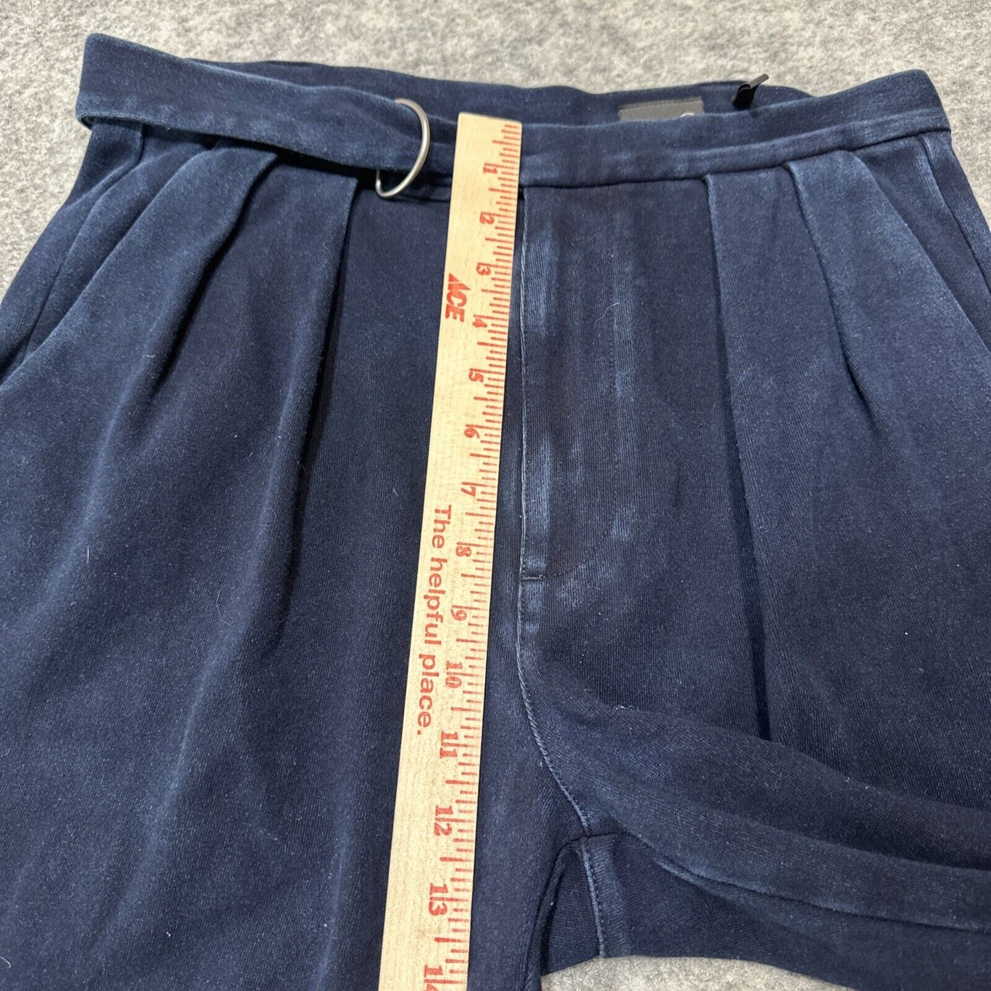AG Adriano Goldschmied Natalie Women's Pants Size 31 Navy Blue Strap Pants