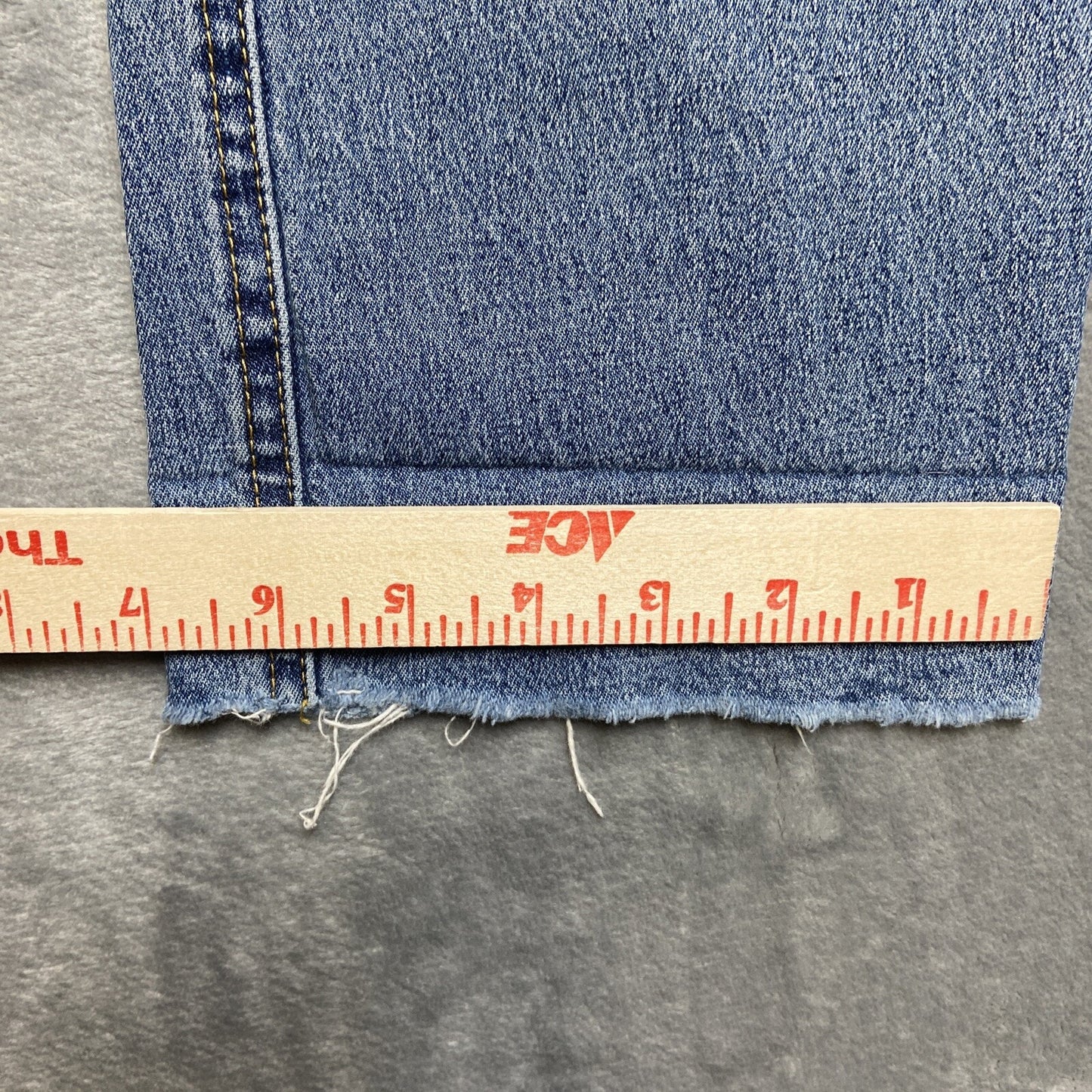 Vintage Wrangler Distressed Bootcut Jeans Boys Size 24x28 Blue Denim
